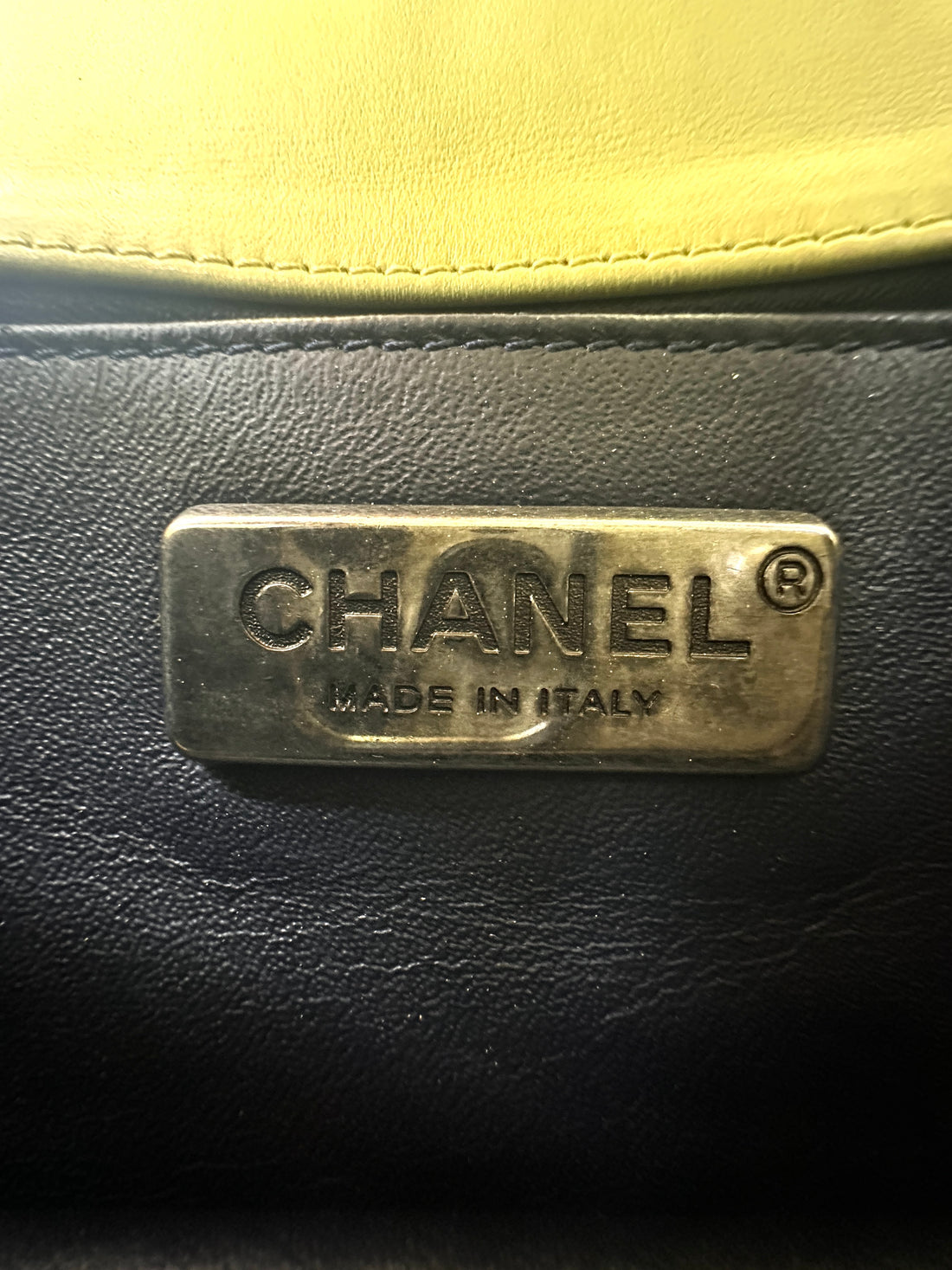 Chanel LeBoy Yellow Rabbit Fur Leather Flap Bag With Silver Buckle(18***23) CC1843