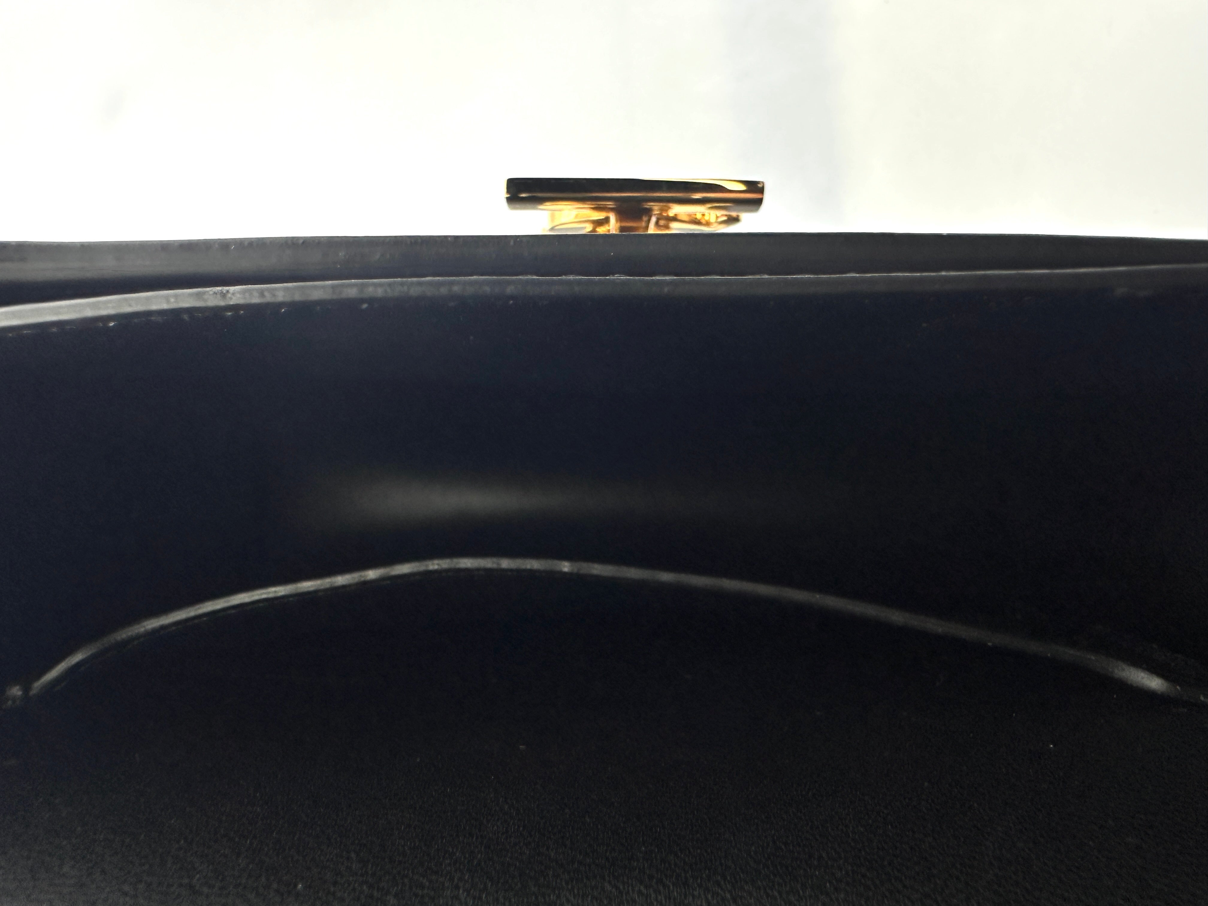 Burberry TB Black Leather Shoulder Bag BR48