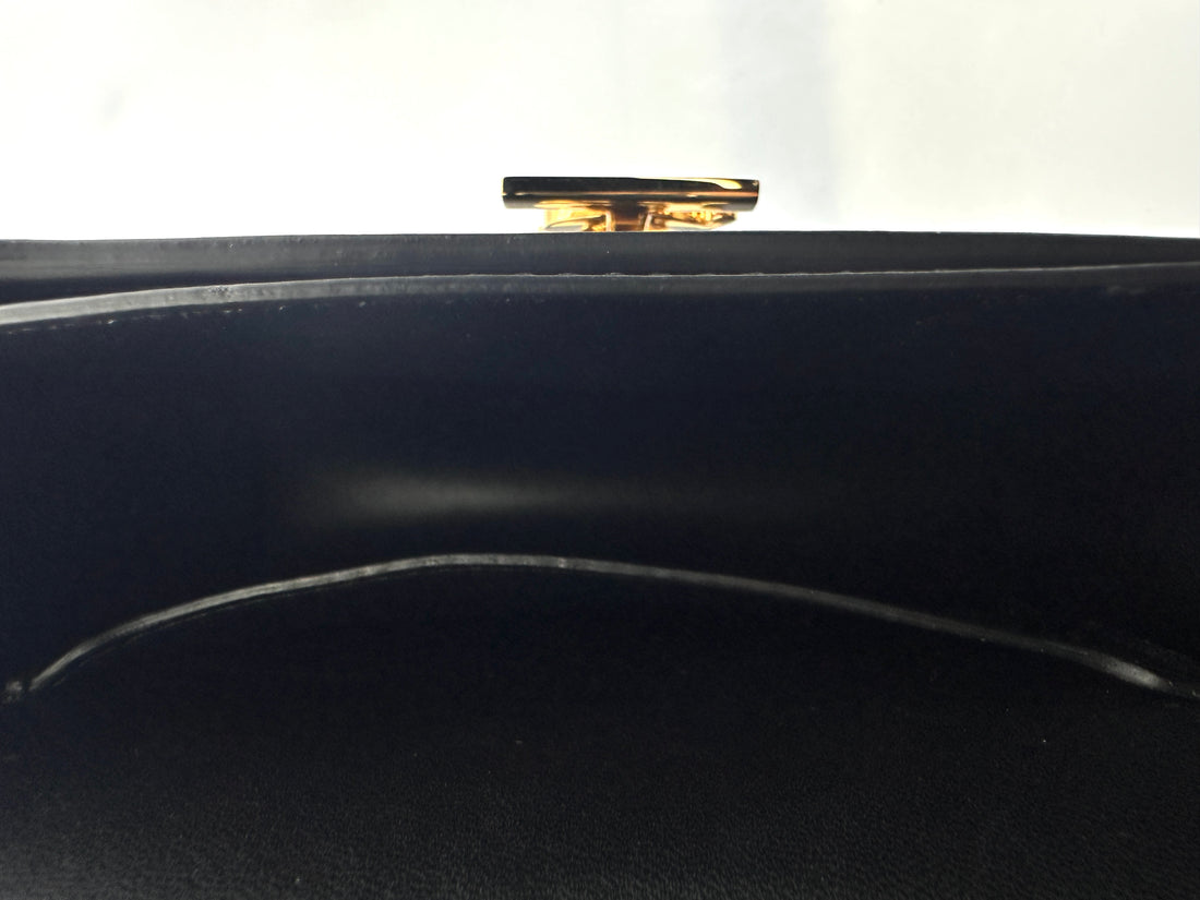 Burberry TB Black Leather Shoulder Bag BR48