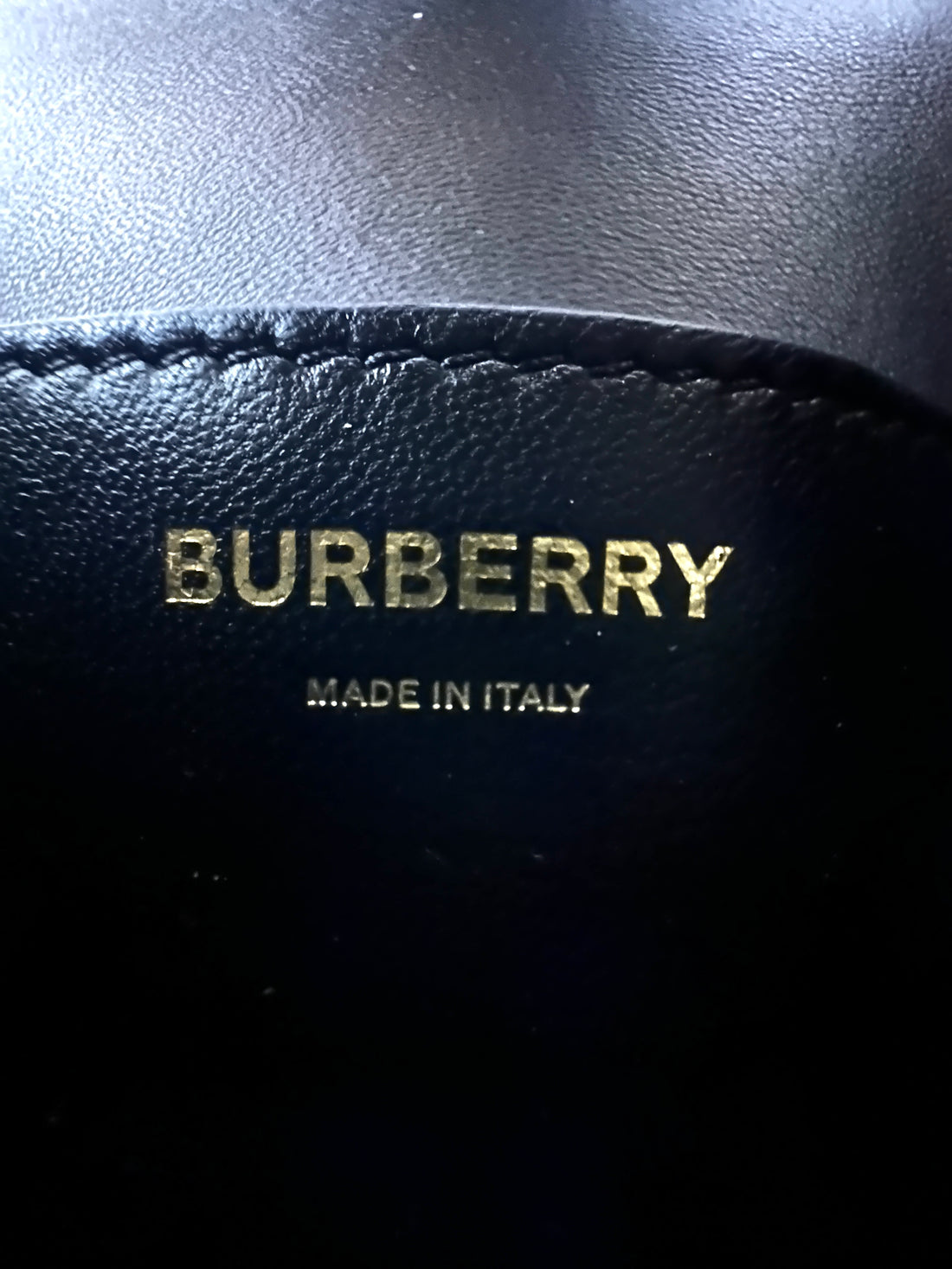 Burberry TB Black Leather Shoulder Bag BR48