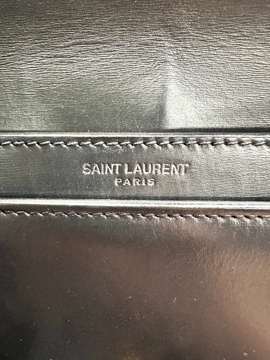 Saint Laurent Cassandra Black Smooth Leather Flap Bag With Gold Hardware SL196