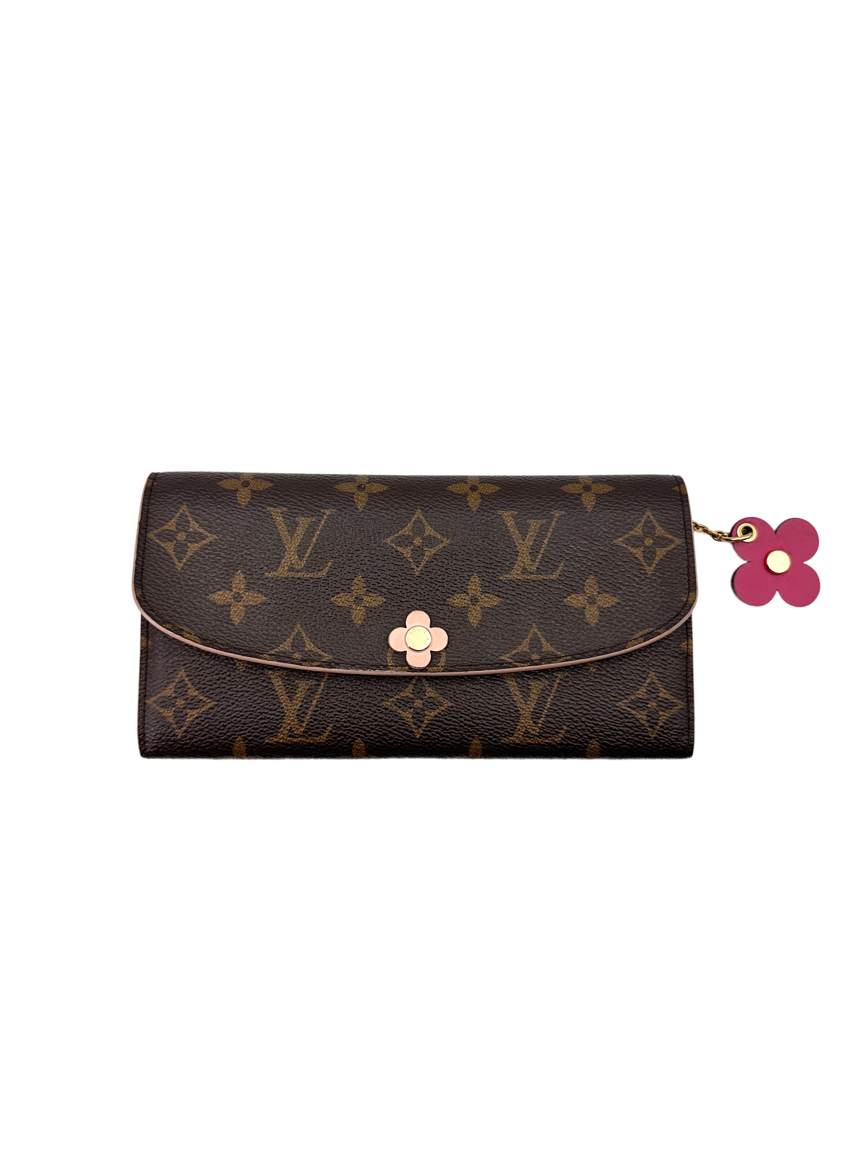 Louis Vuitton Emilie Monogram Canvas Blooming Flowers Wallet LV2538
