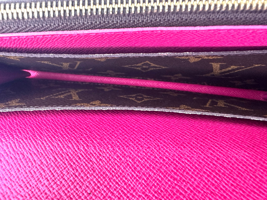 Louis Vuitton Emilie Monogram Canvas Blooming Flowers Wallet LV2538