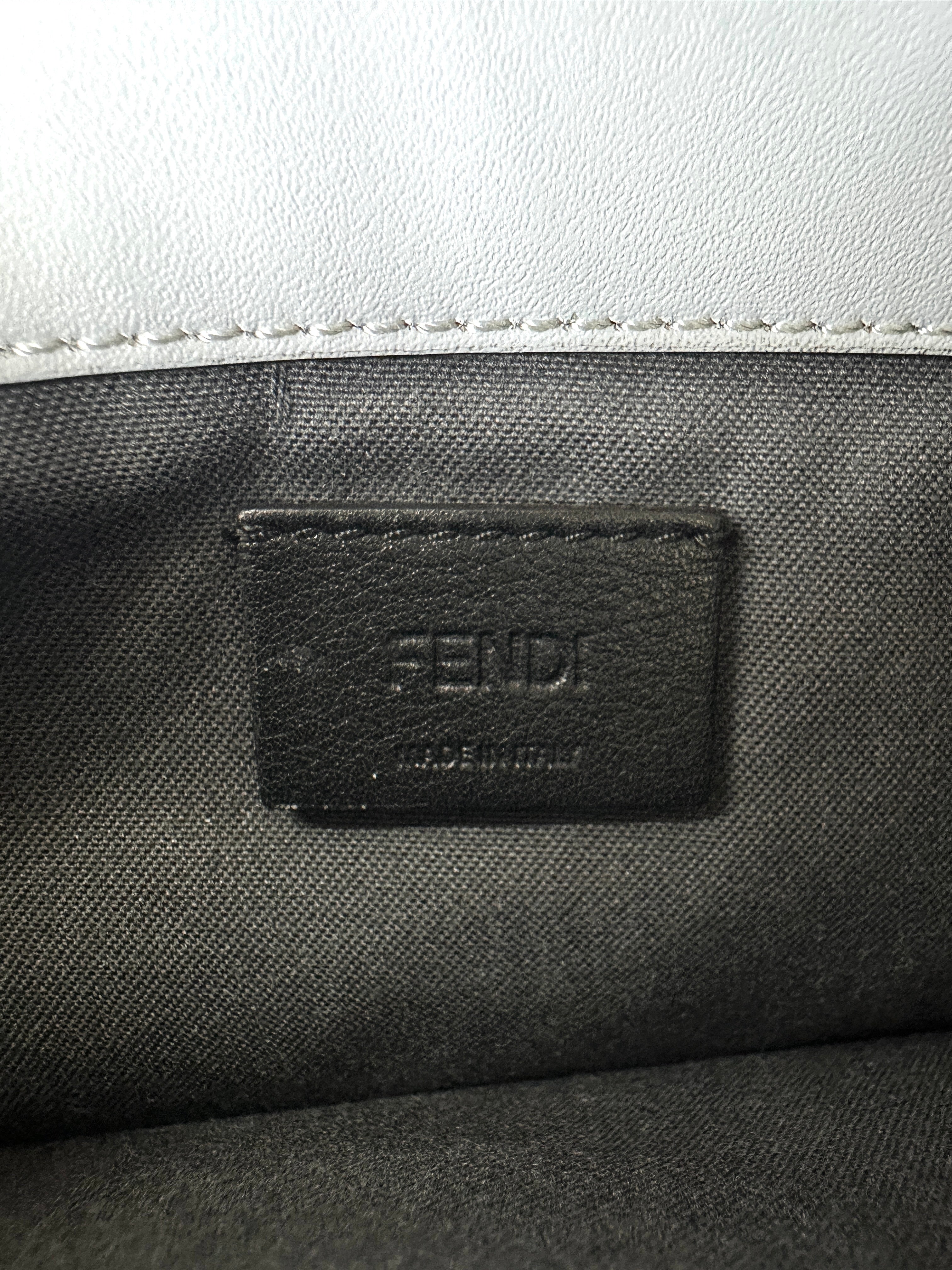 Fendi Rainbow Grey Leather Wallet On Chain FF98