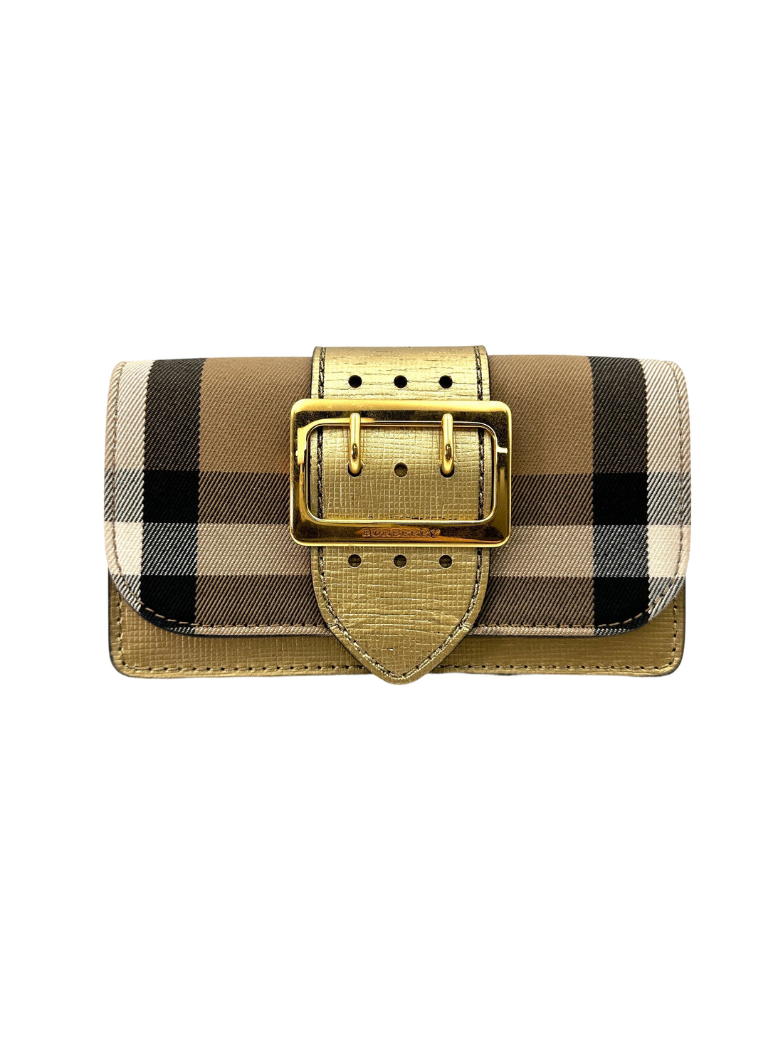 Burberry The Buckle House Check Flap Bag BR47