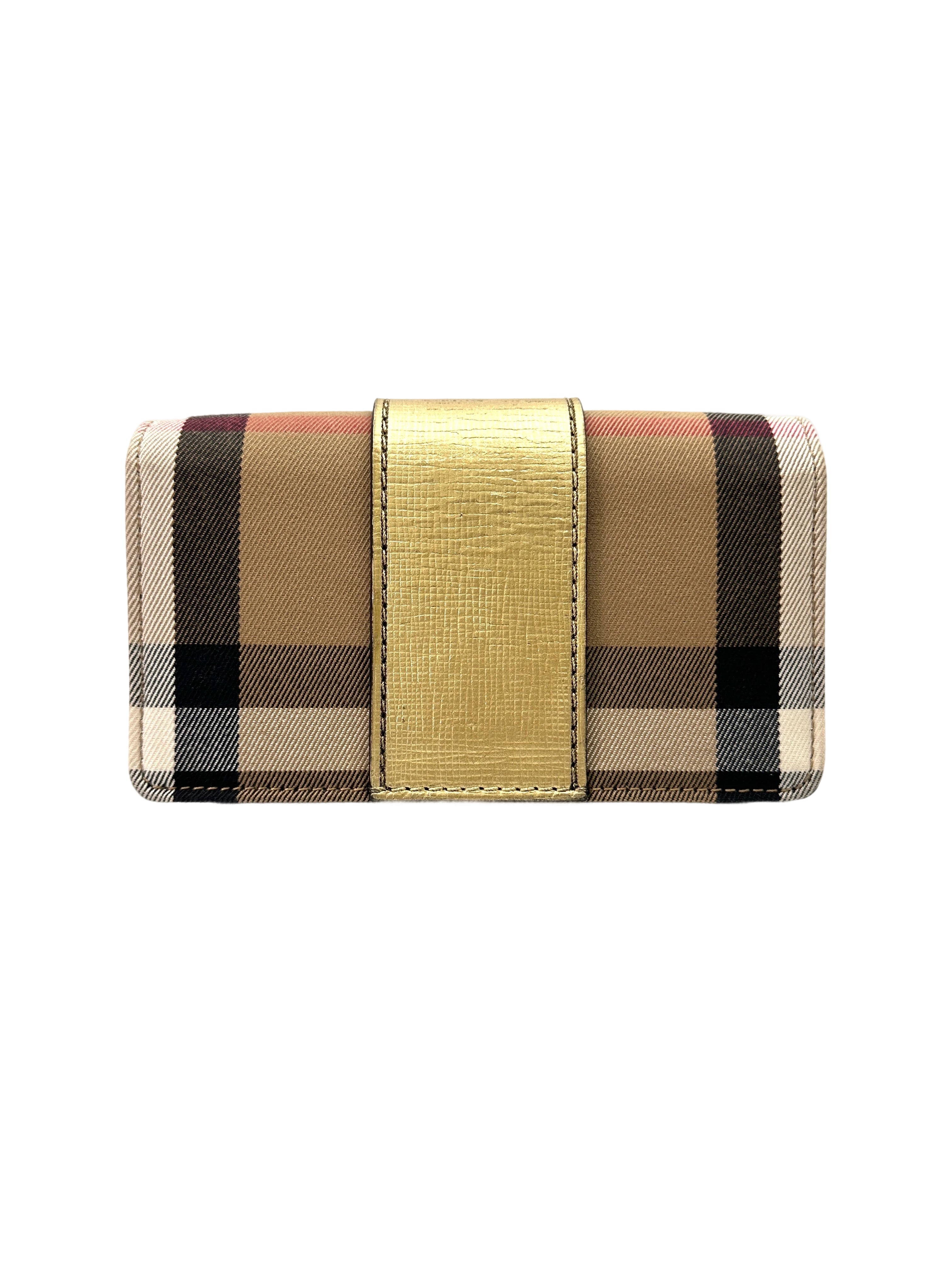 Burberry The Buckle House Check Flap Bag BR47