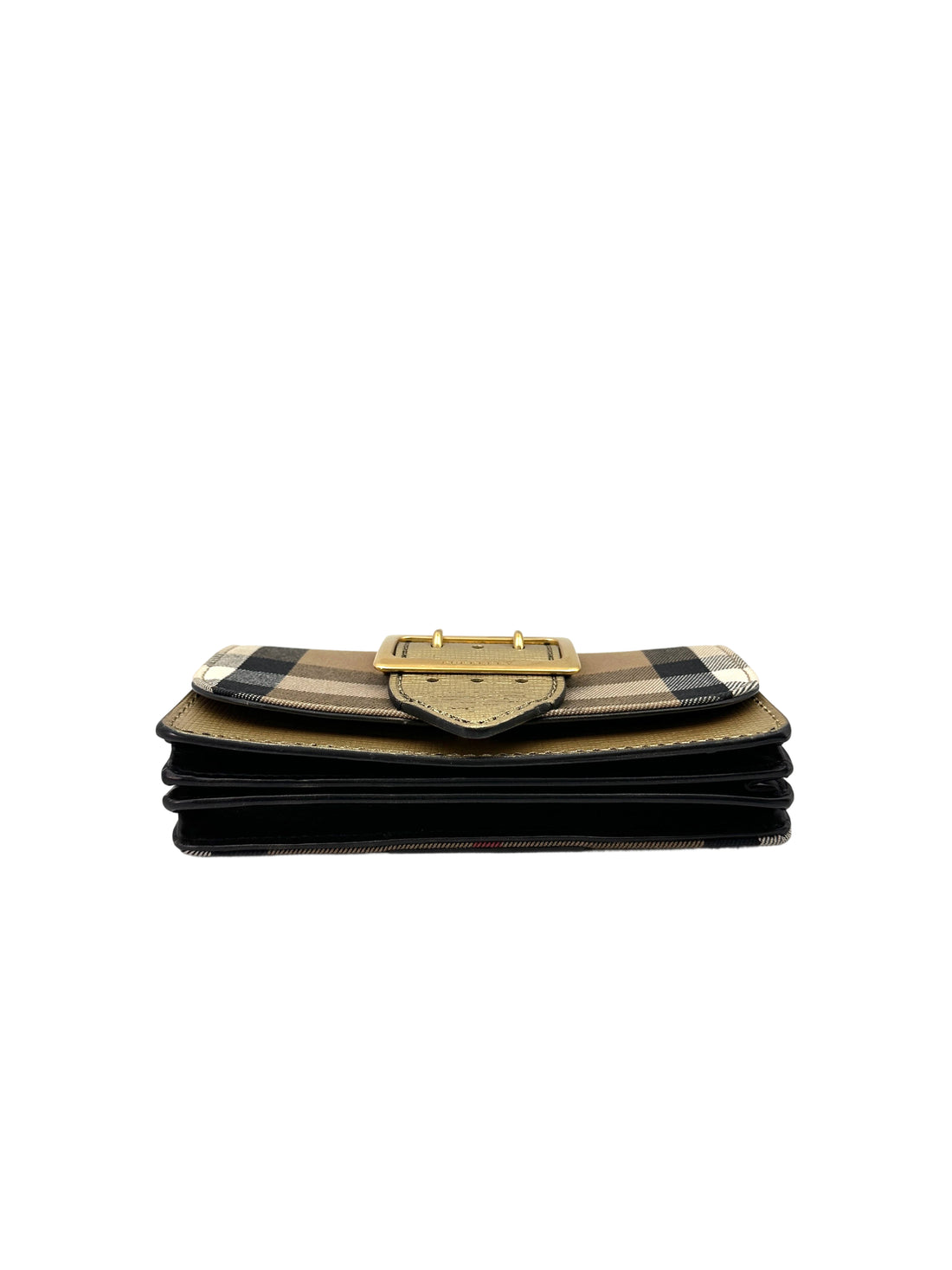 Burberry The Buckle House Check Flap Bag BR47
