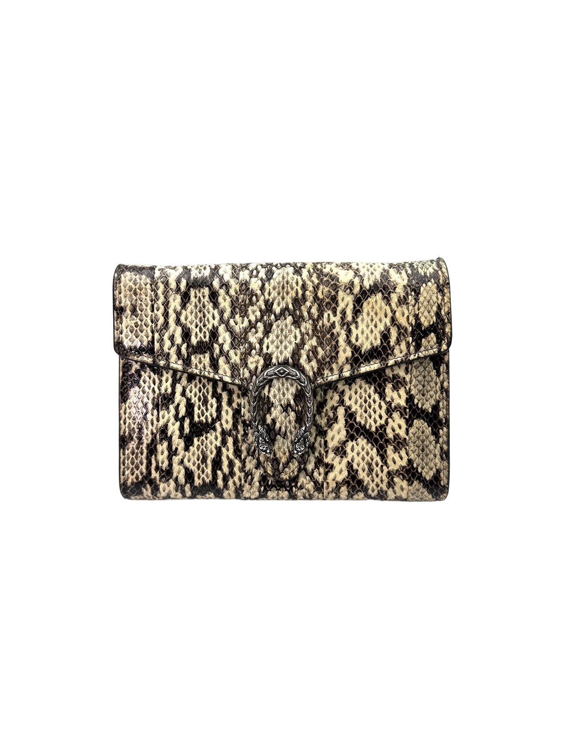 Gucci Dionysus Python Leather Wallet On Chain IRIS184