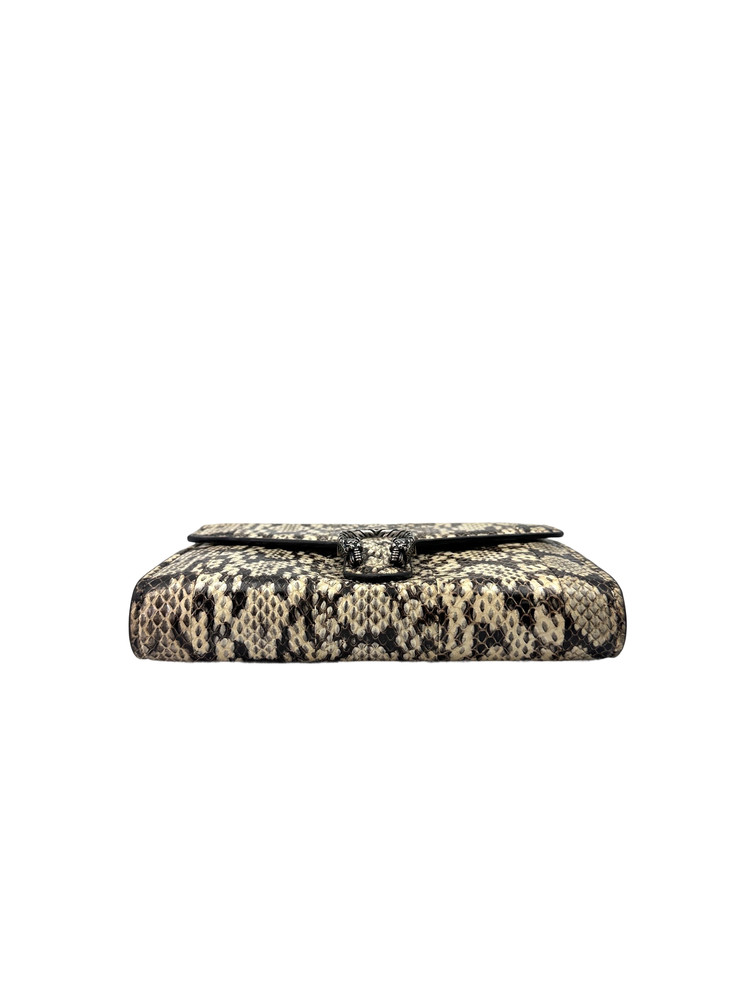 Gucci Dionysus Python Leather Wallet On Chain IRIS184