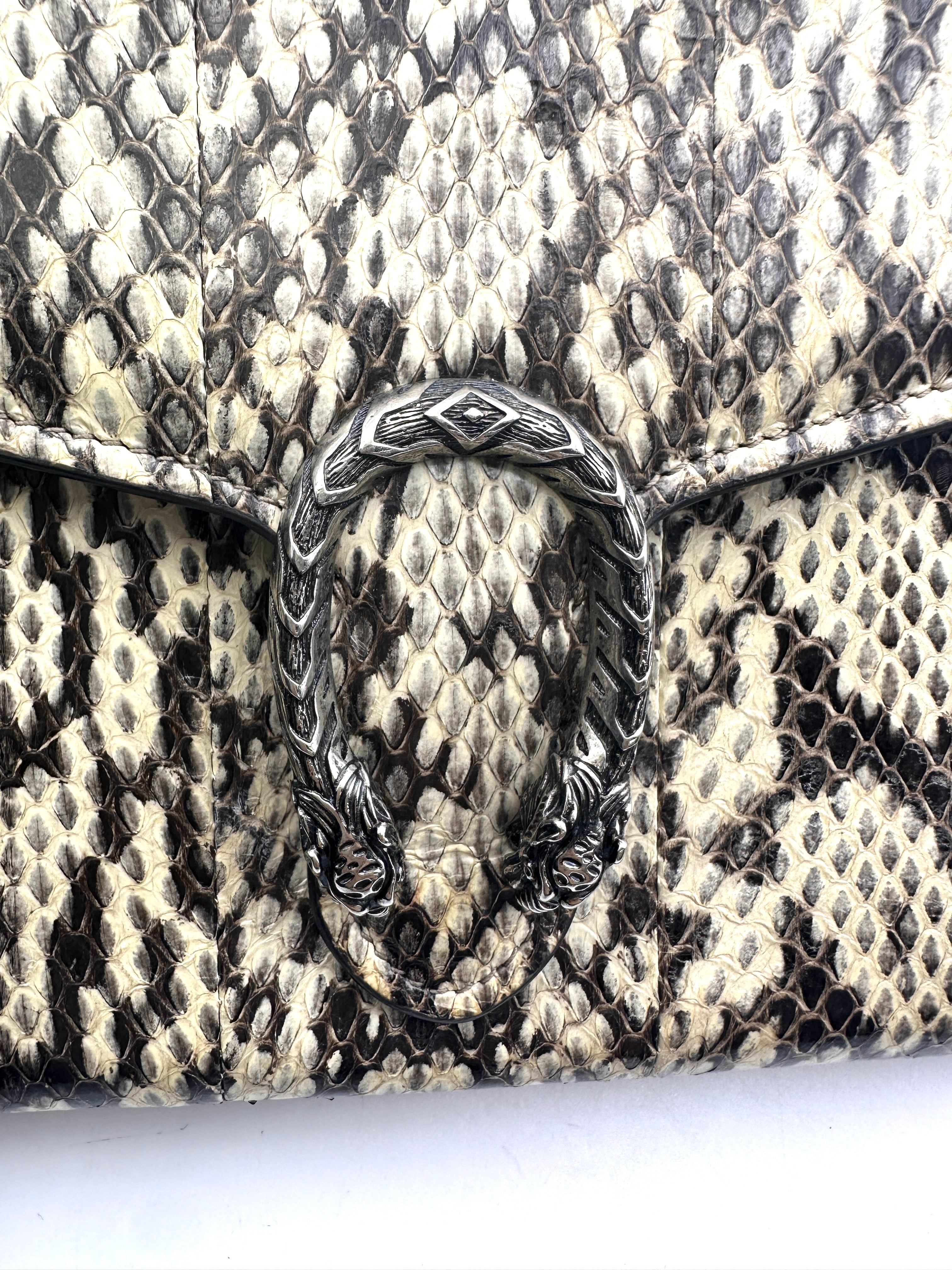 Gucci Dionysus Python Leather Wallet On Chain IRIS184