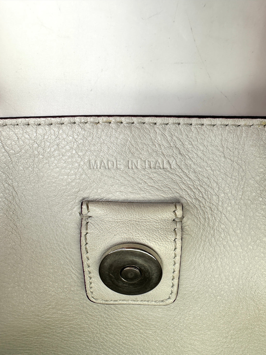 Christian Dior Diorissimo Red Leather Top Handle Bag With Pouch DR701