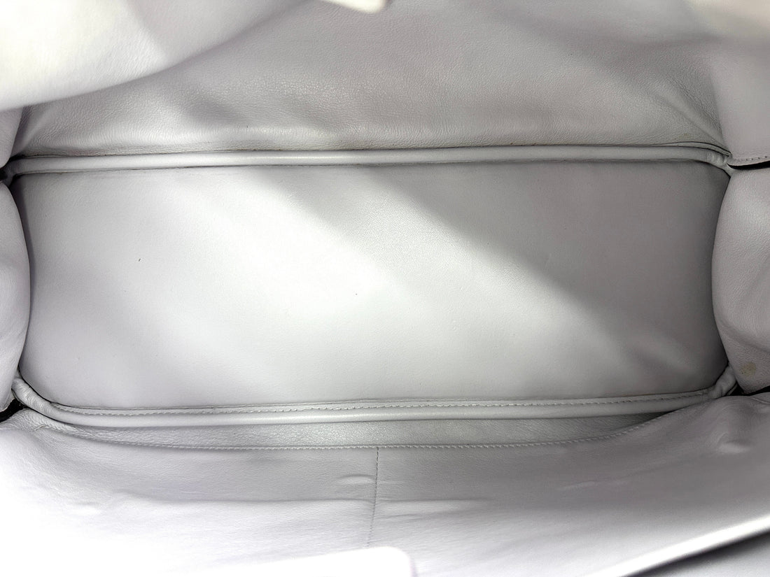 Christian Dior Diorissimo Green Leather Top Handle Bag With Pouch DR707