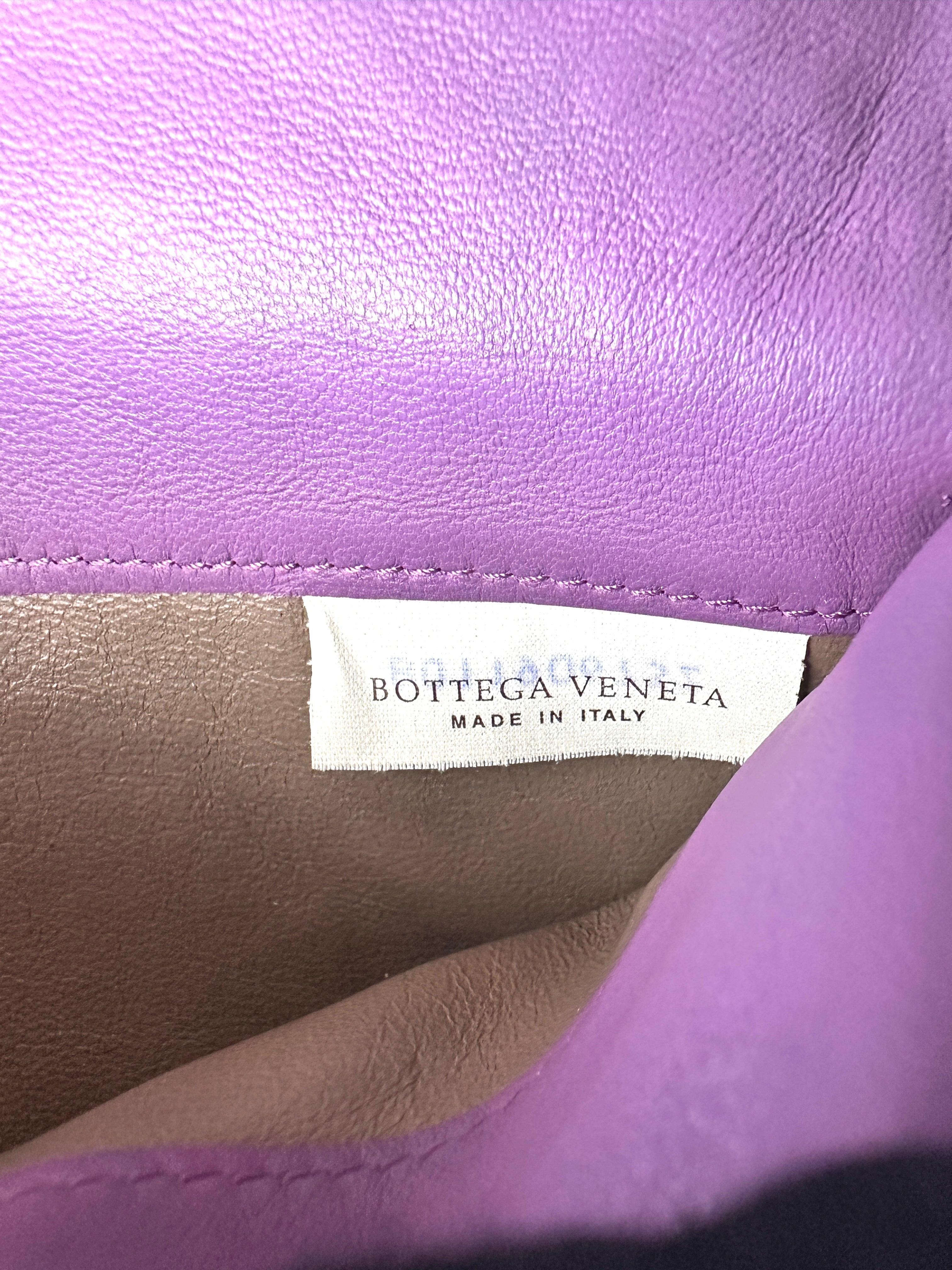 Bottega Veneta Purple Intrecciato Long Wallet BV126
