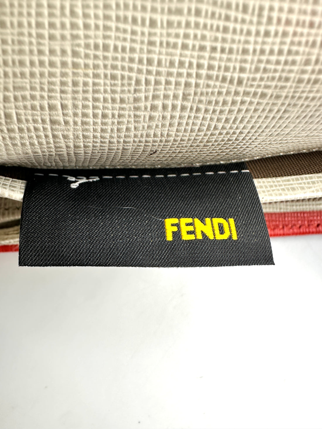 Fendi Monster Eyes Red Leather Long Wallet FF97