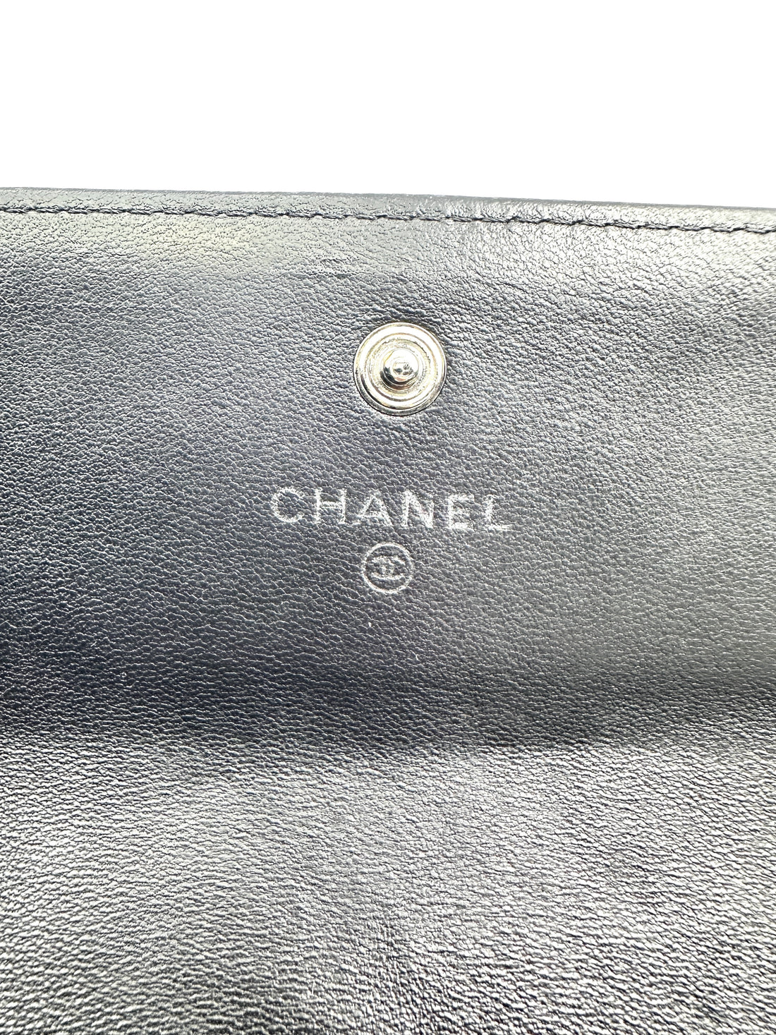 Chanel Black Quilted Leather Long Wallet CC1849