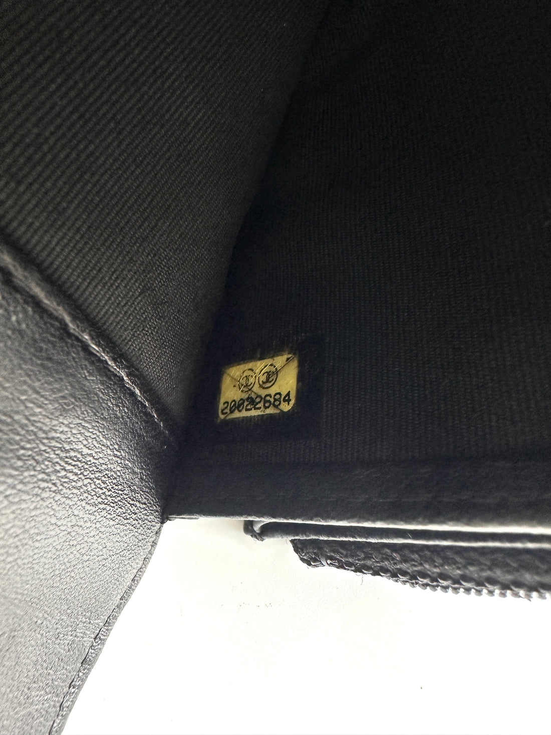 Chanel Black Quilted Leather Long Wallet CC1849