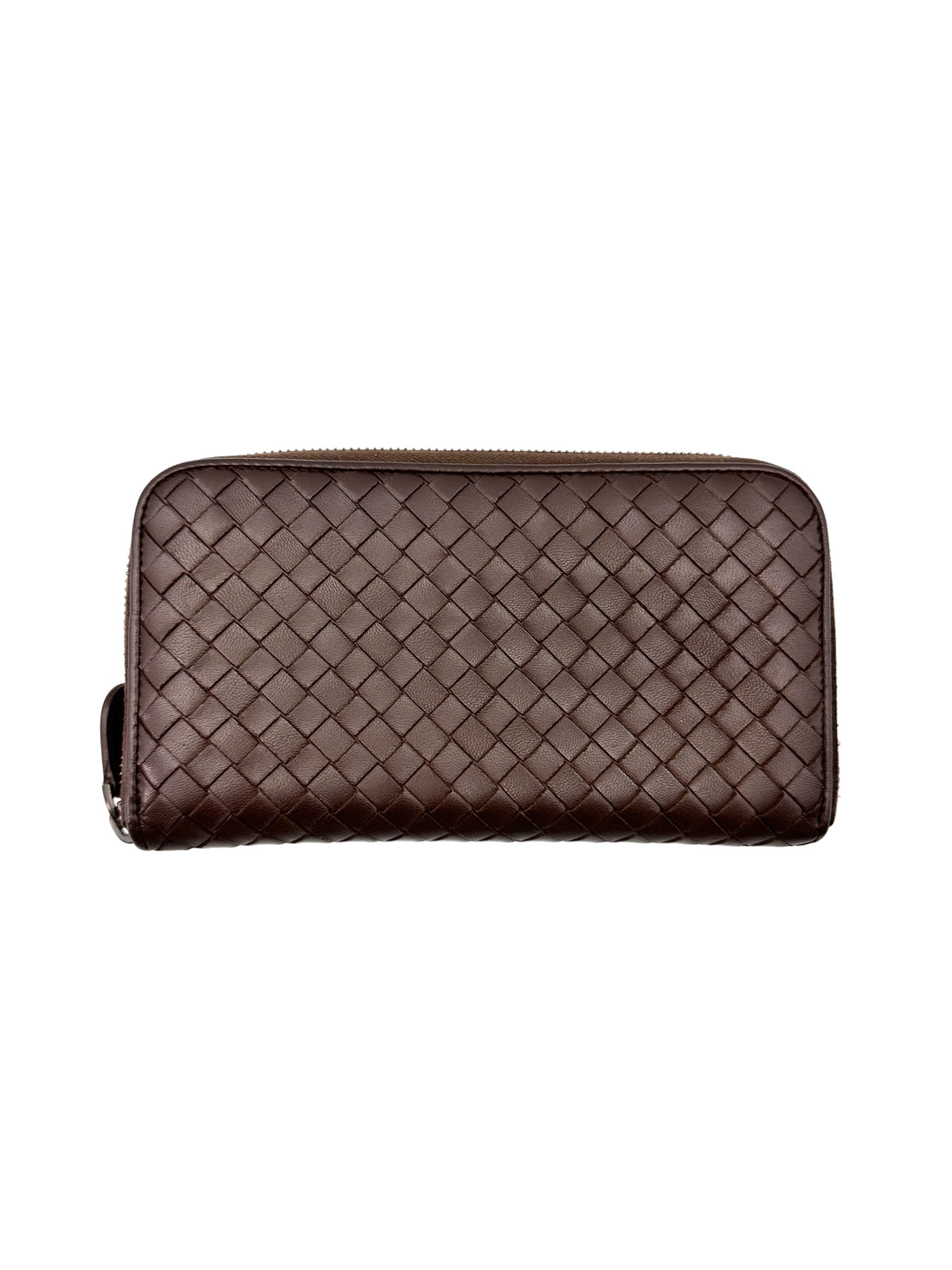 Bottega Veneta Brown Intrecciato Long Wallet BV127