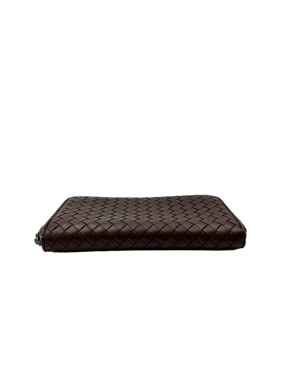 Bottega Veneta Brown Intrecciato Long Wallet BV127