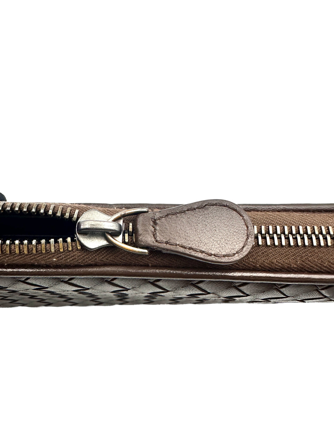 Bottega Veneta Brown Intrecciato Long Wallet BV127