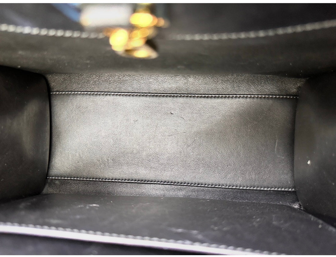 Balenciaga Triangle Grey Leather Pouch BB67