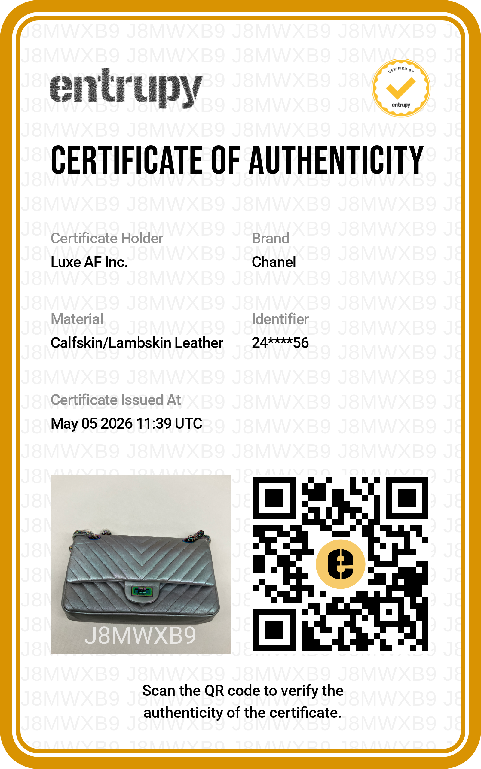 Chanel 2.55 Reissue Iridescent Chevron Quilted Lambskin Small Size Flap Bag(24***56) IRIS196