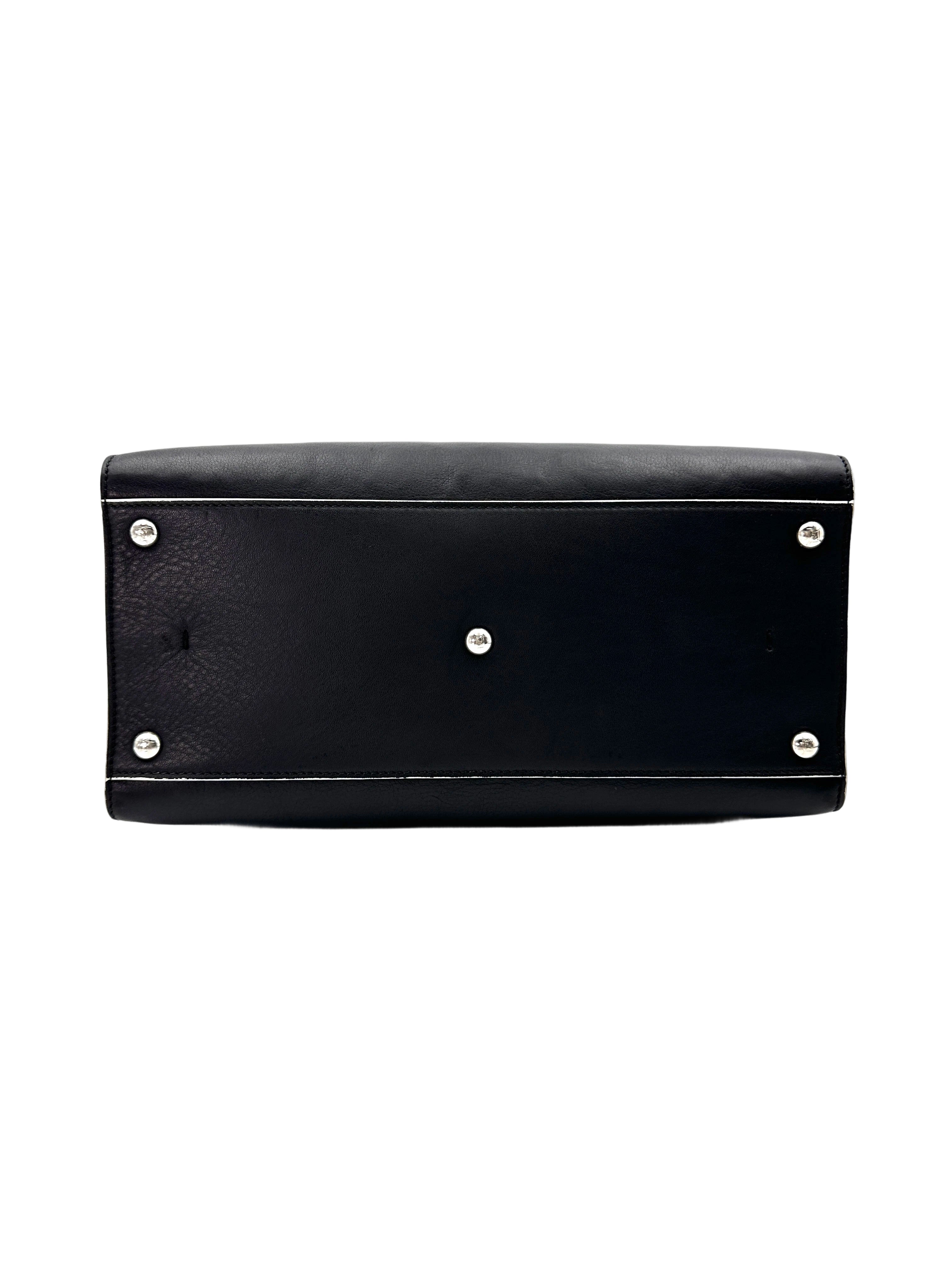 Fendi 3Jours Black Leather Handle Bag FF99
