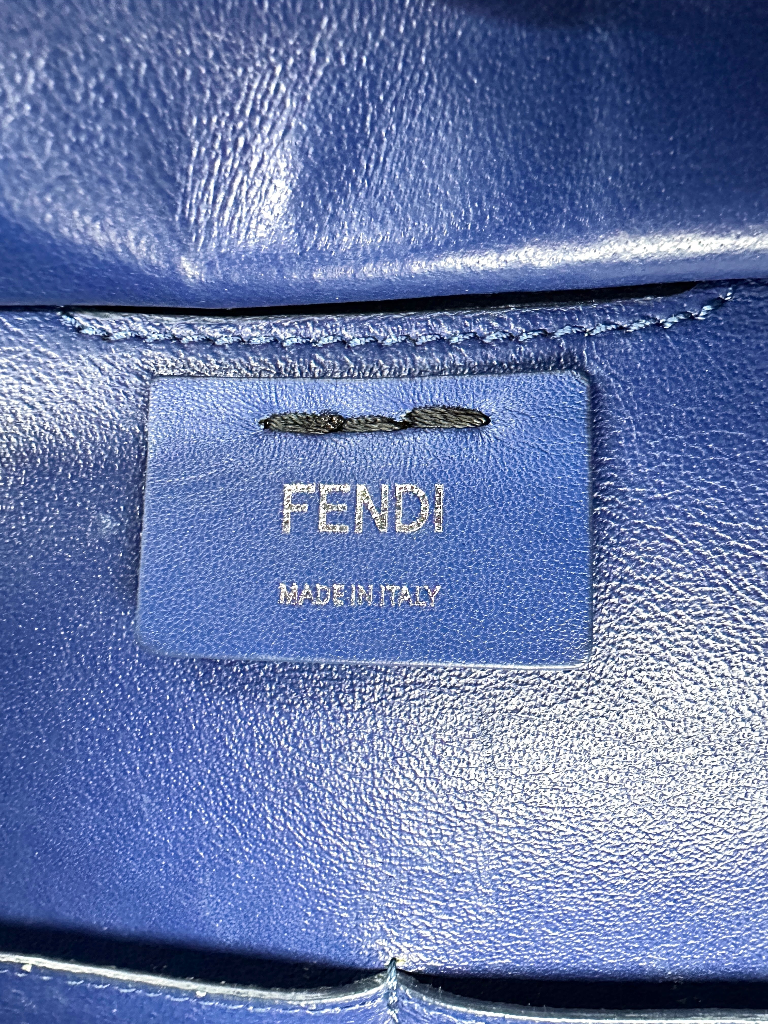 Fendi 3Jours Black Leather Handle Bag FF99