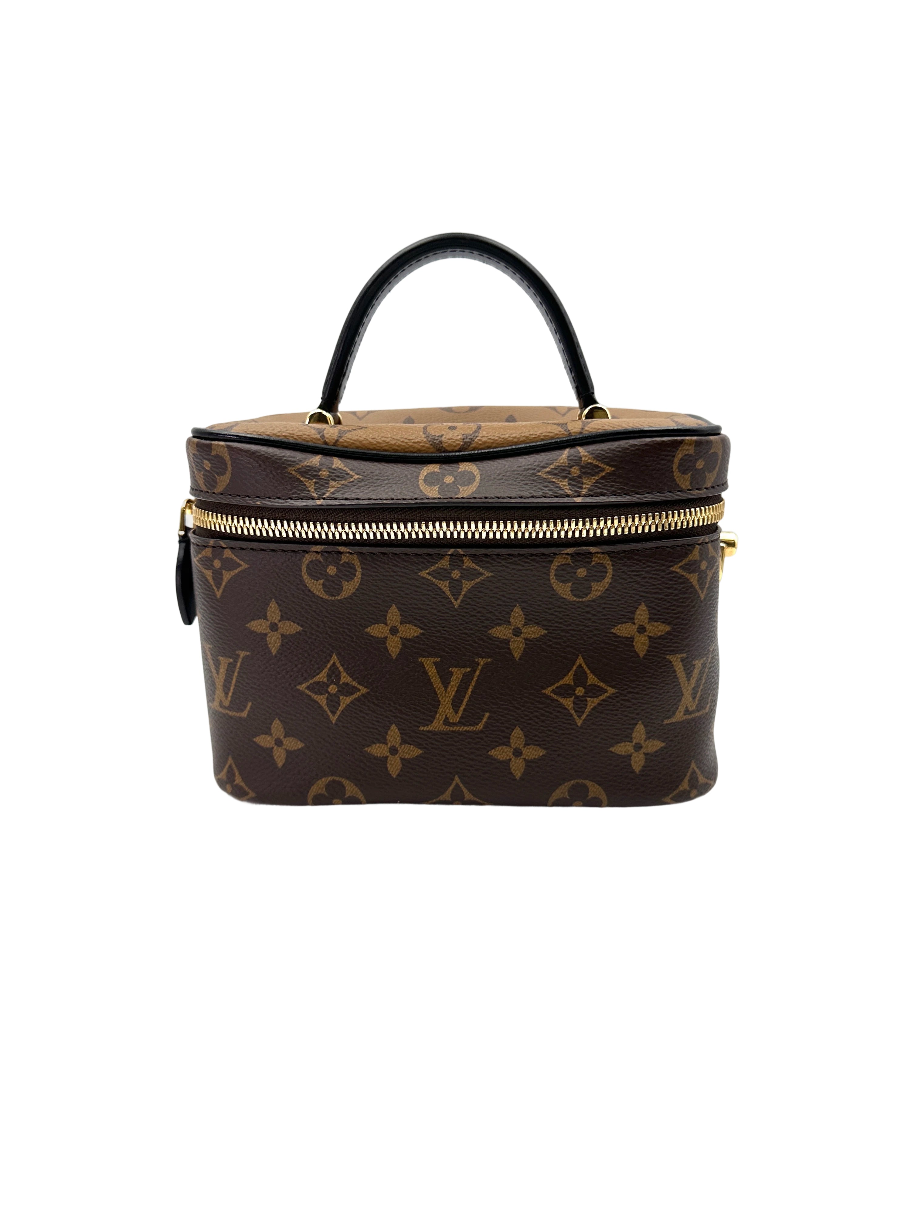 Louis Vuitton Vanity PM Monogram Reverse Canvas Handle Bag LV2540