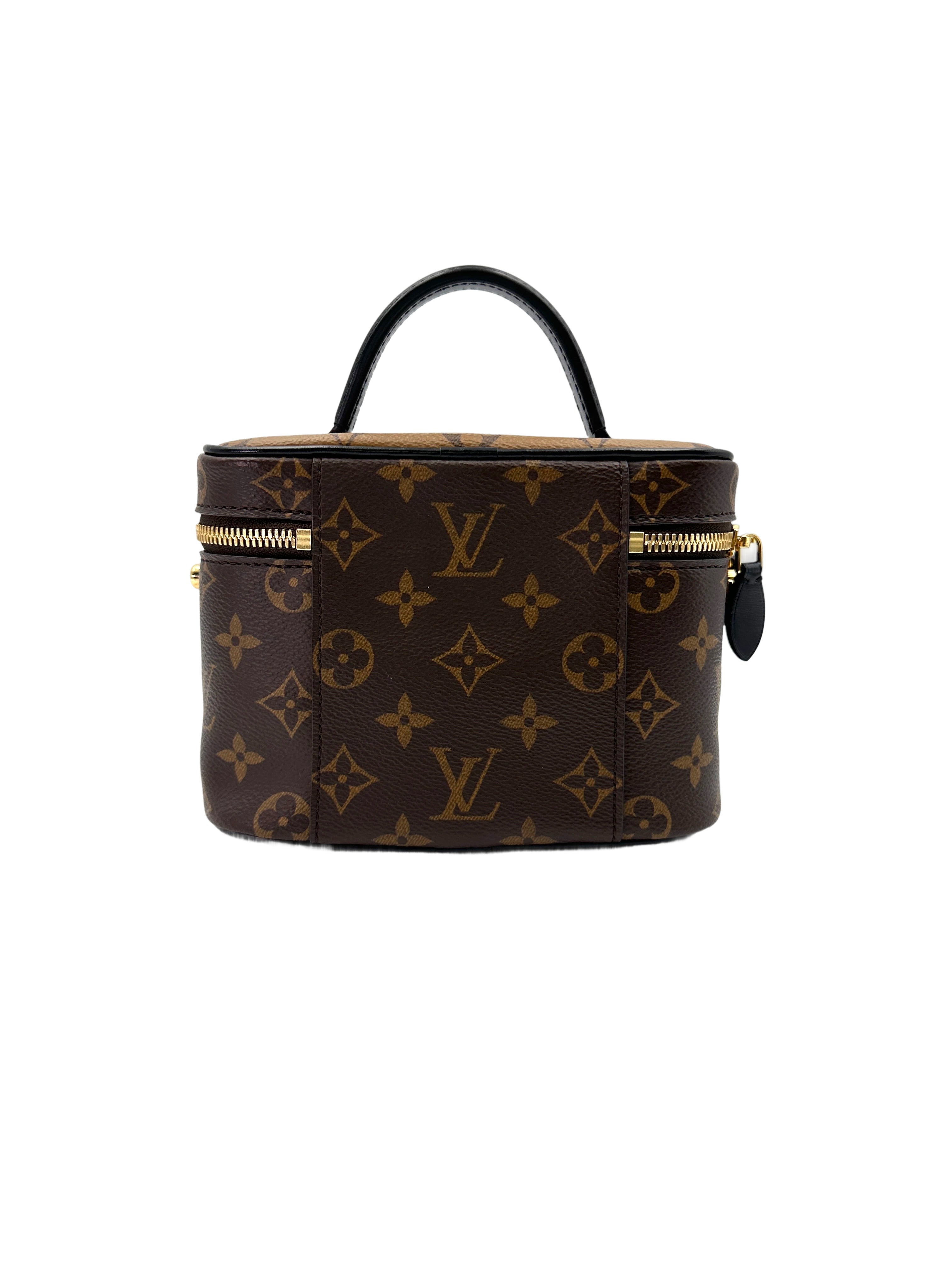 Louis Vuitton Vanity PM Monogram Reverse Canvas Handle Bag LV2540