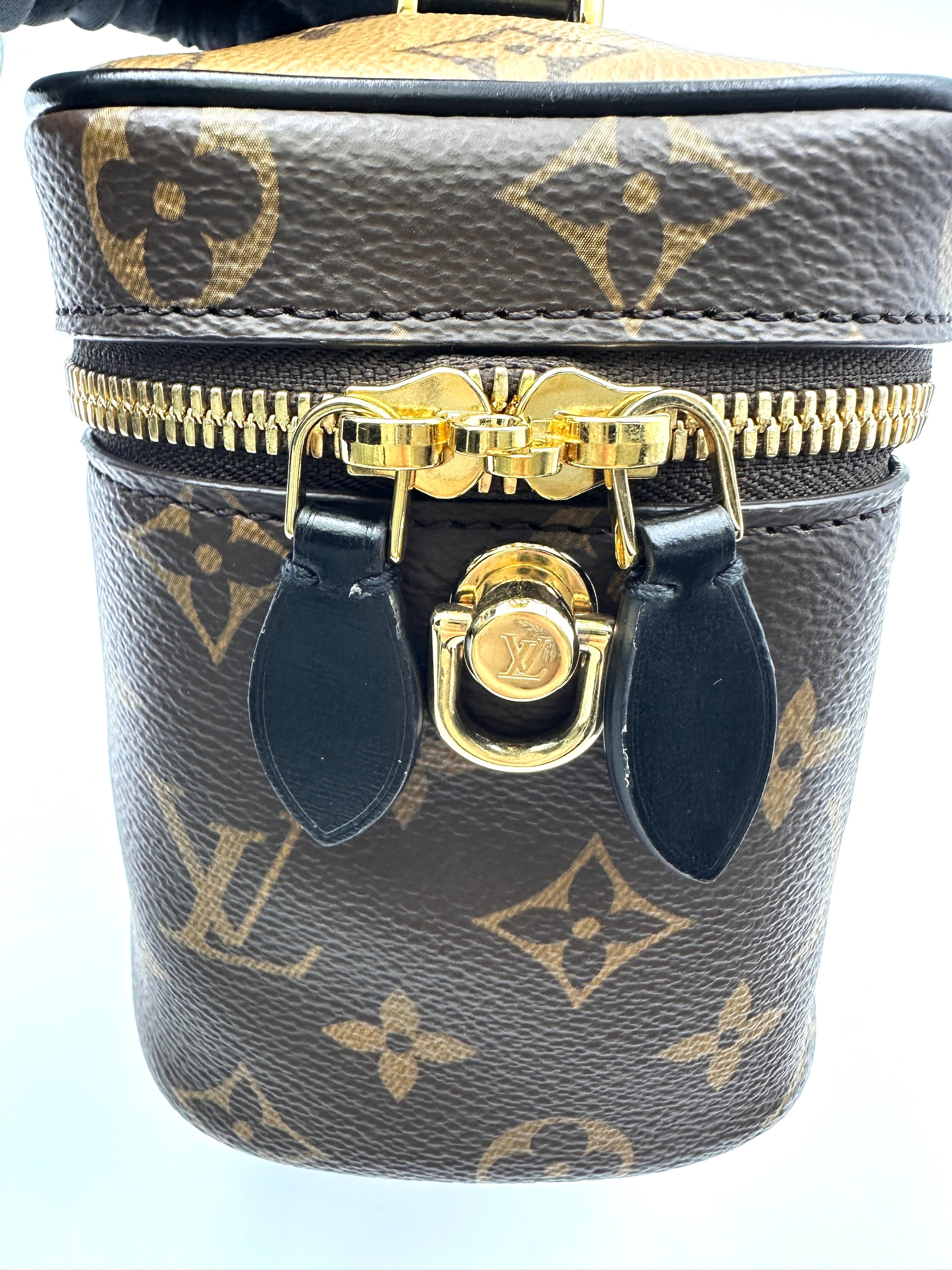 Louis Vuitton Vanity PM Monogram Reverse Canvas Handle Bag LV2540