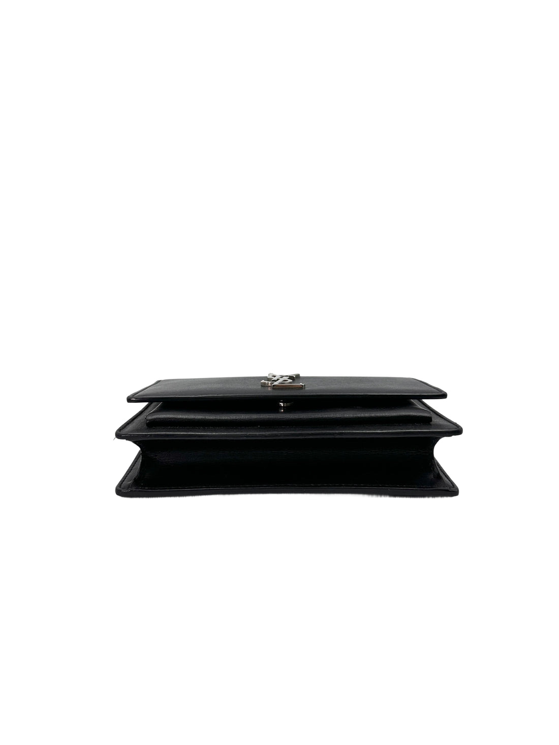 Saint Laurent Sunset Black Leather Small Size Shoulder Bag SL197