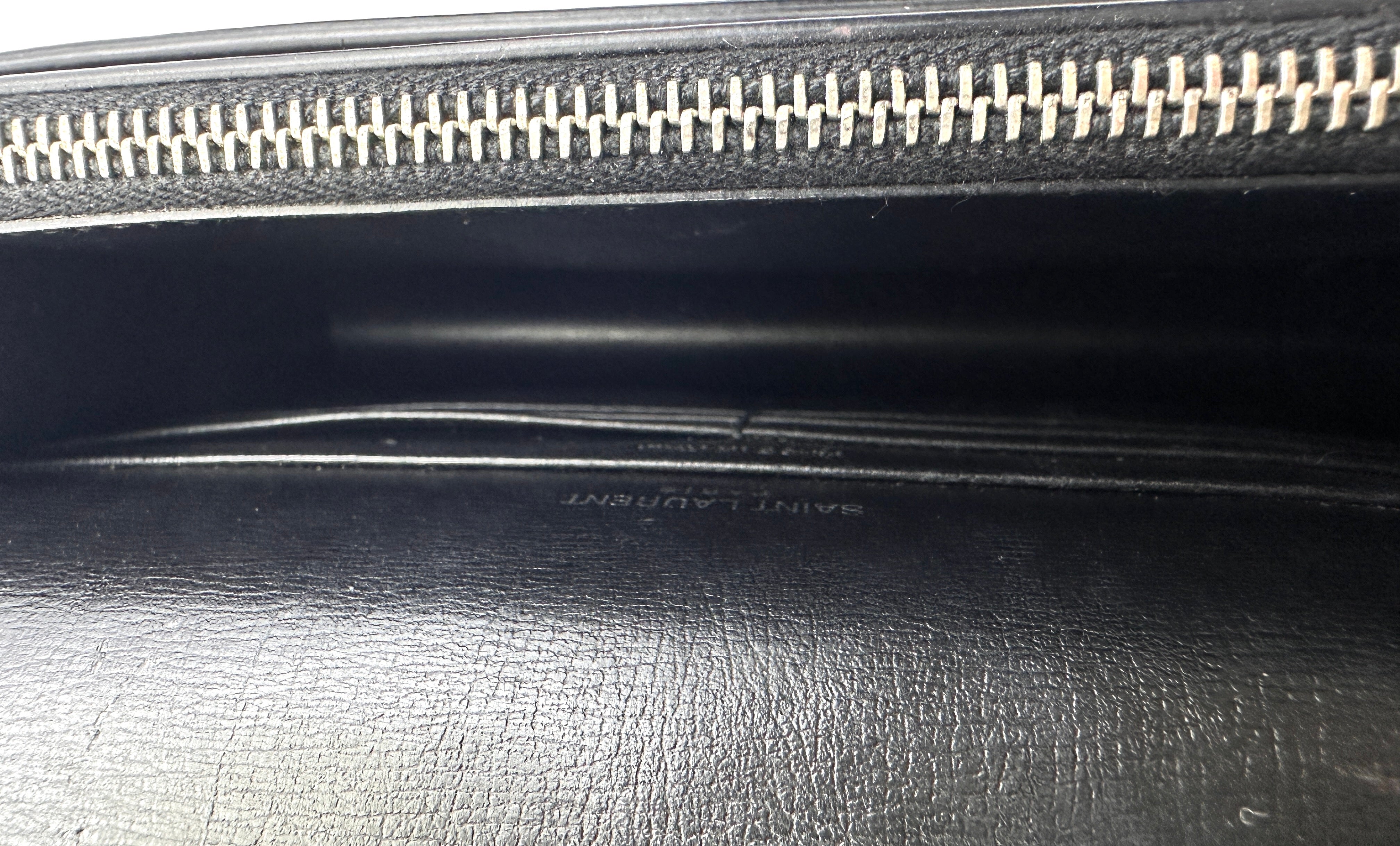 Saint Laurent Sunset Black Leather Small Size Shoulder Bag SL197