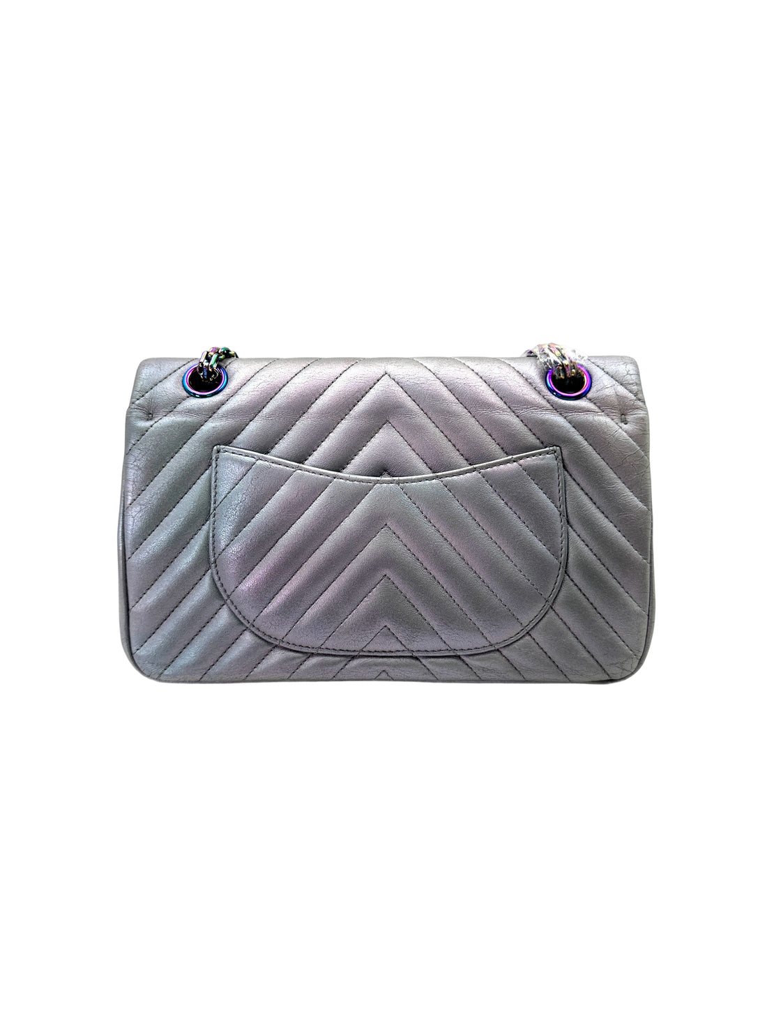 Chanel 2.55 Reissue Iridescent Chevron Quilted Lambskin Small Size Flap Bag(24***56) IRIS196