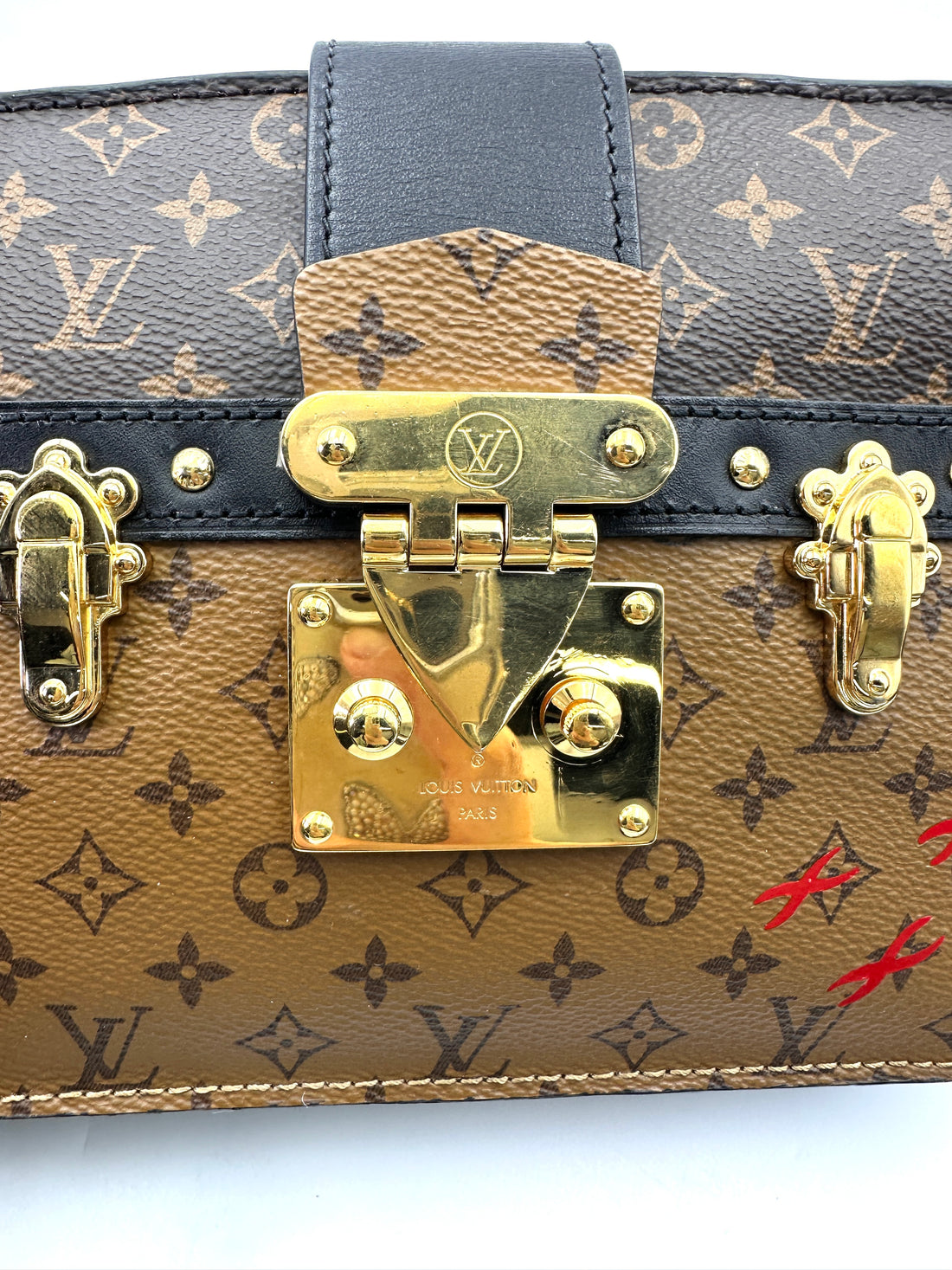 Louis Vuitton Trunk Clutch Monogram Canvas Bag LV2543