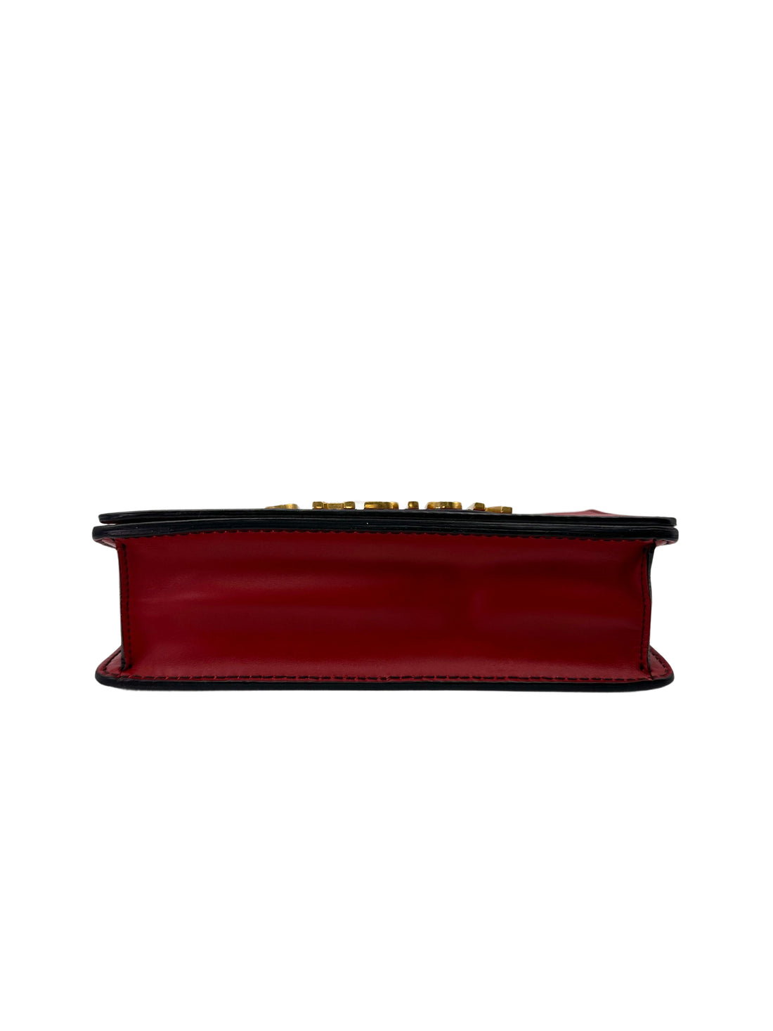 Christian Dior Jadior Red Leather Chain Bag With Gold Hardware IRIS198