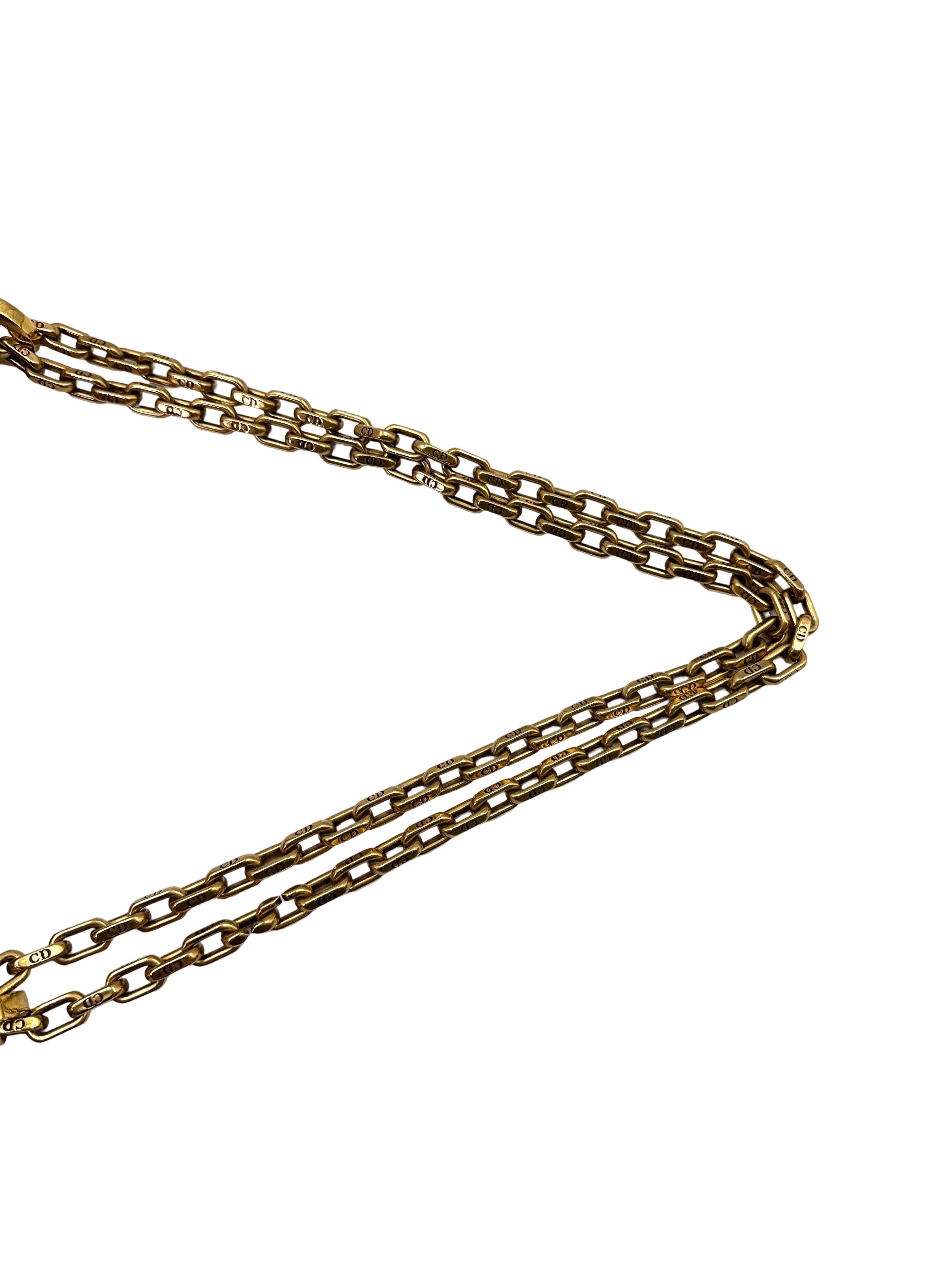Christian Dior Jadior Red Leather Chain Bag With Gold Hardware IRIS198