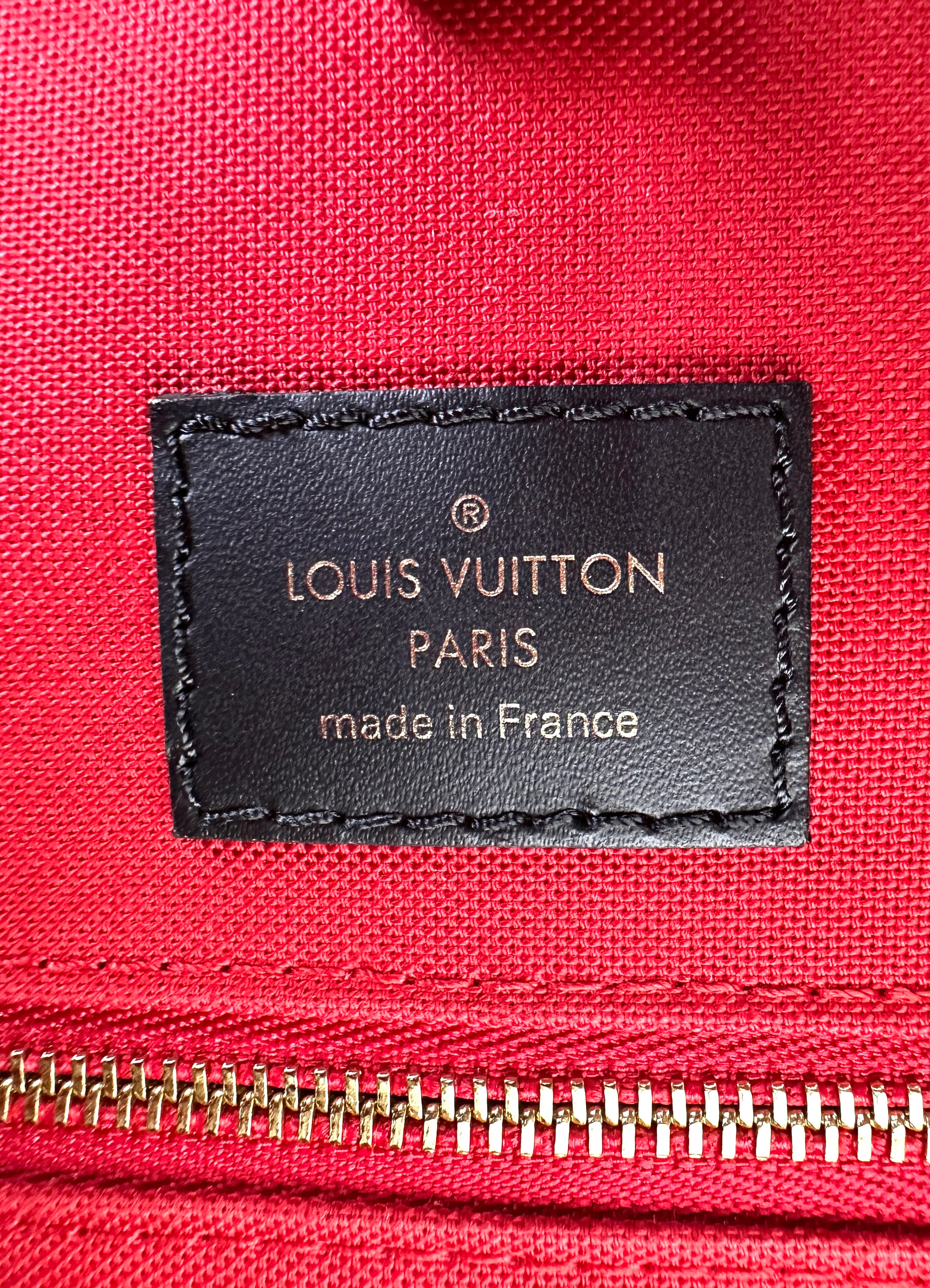 Louis Vuitton OnTheGo GM Brown Monogram Canvas Tote Handle Bag LV2544