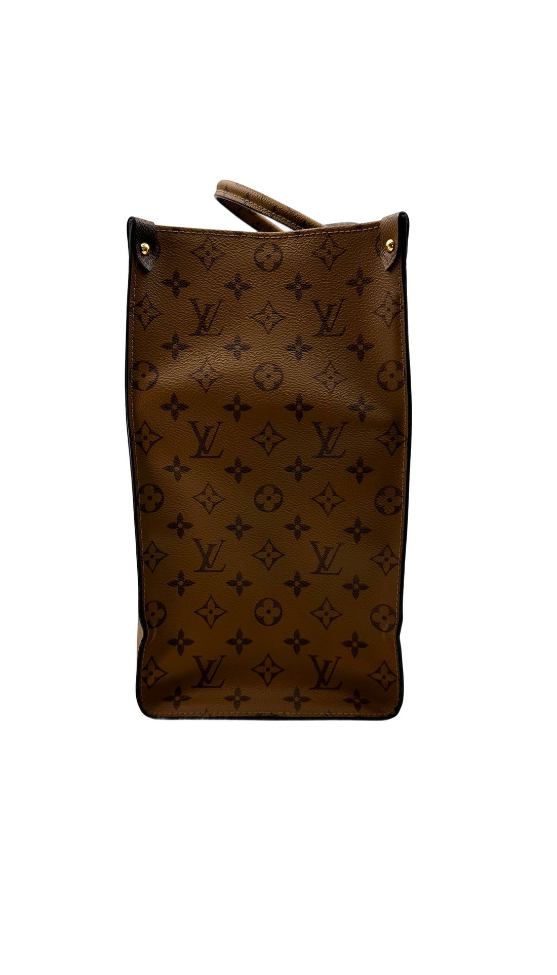 Louis Vuitton OnTheGo GM Brown Monogram Canvas Tote Handle Bag LV2544