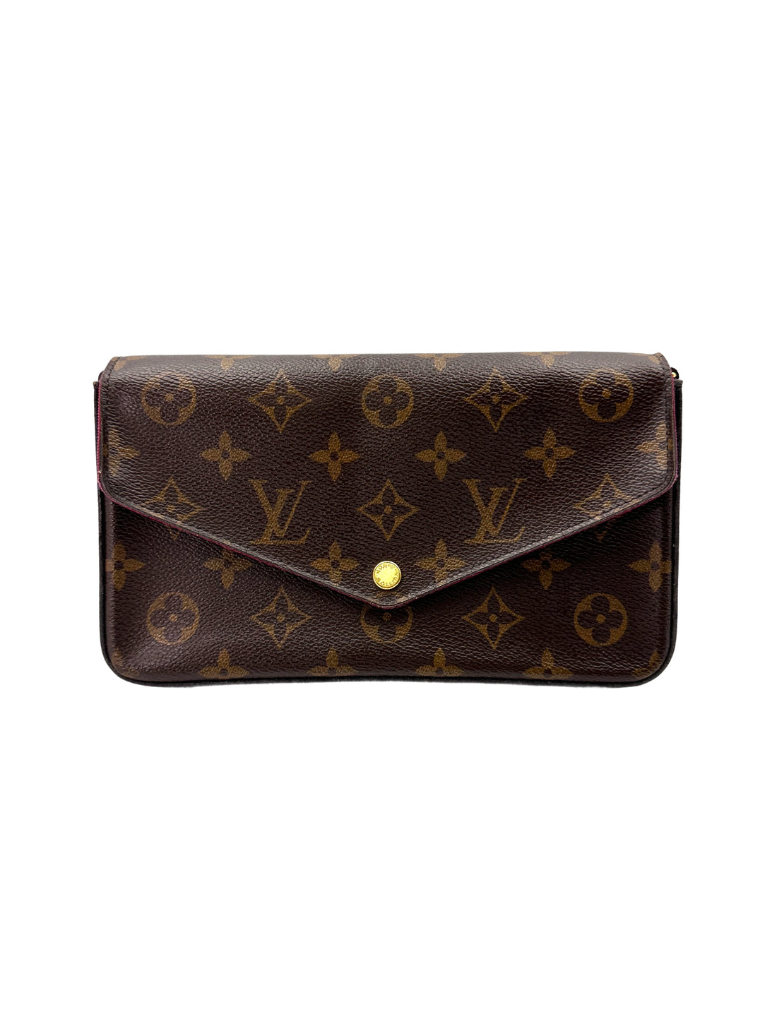 Louis Vuitton Brown Monogram Canvas Pochette Felicie LV2546