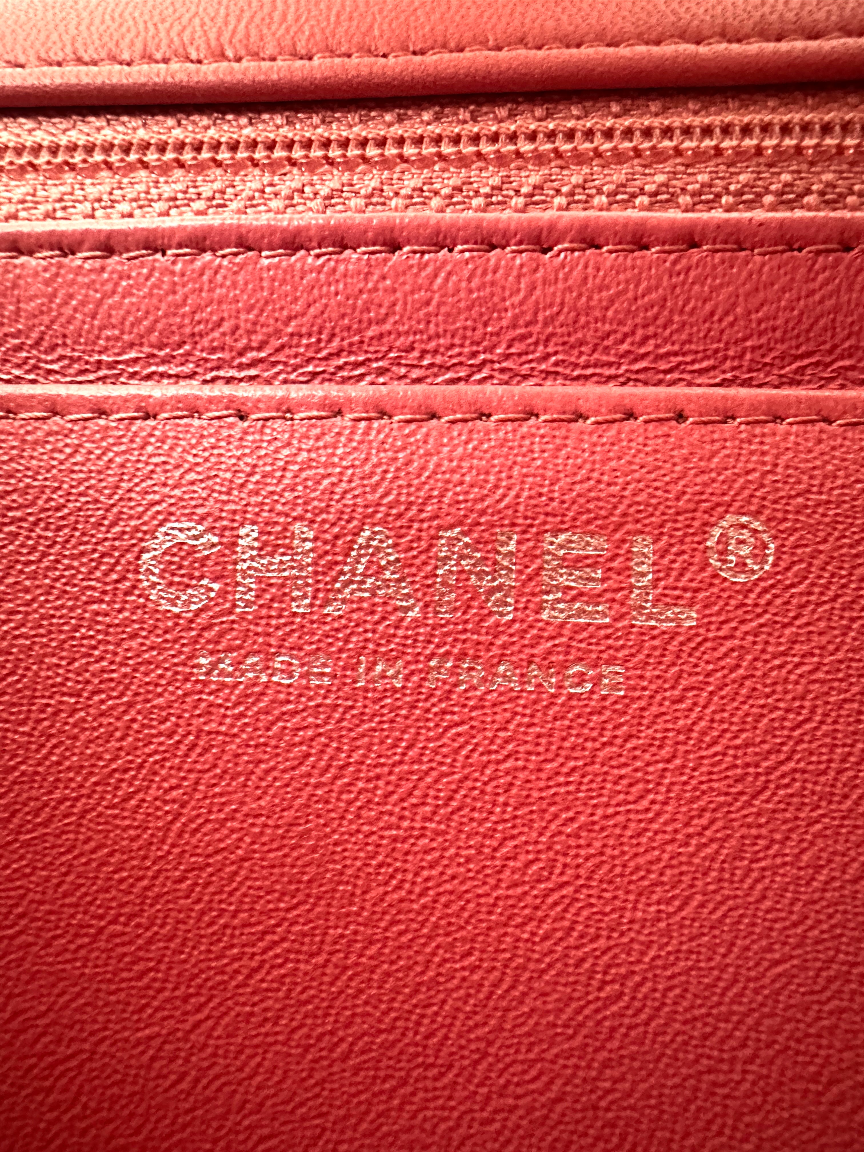 Chanel Classic Flap Pink Quilted Leather Mini Rectangular Flap Bag(18***51) CC1850