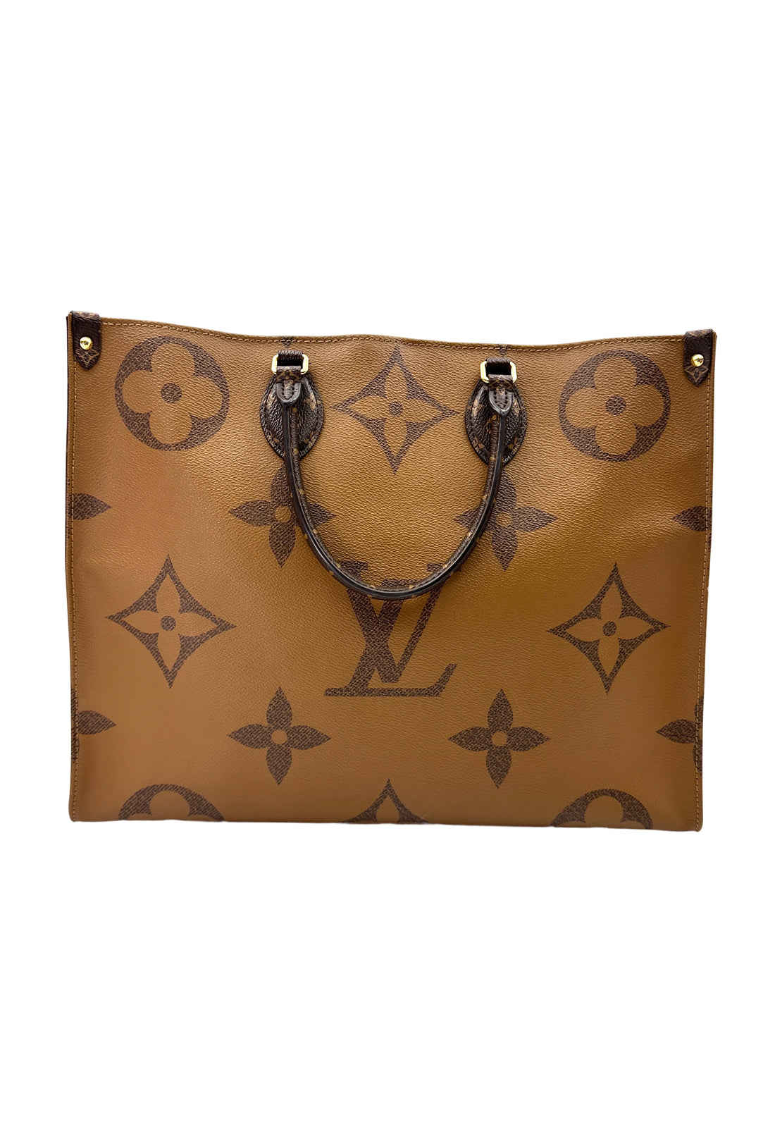 Louis Vuitton OnTheGo GM Brown Monogram Canvas Tote Handle Bag LV2551