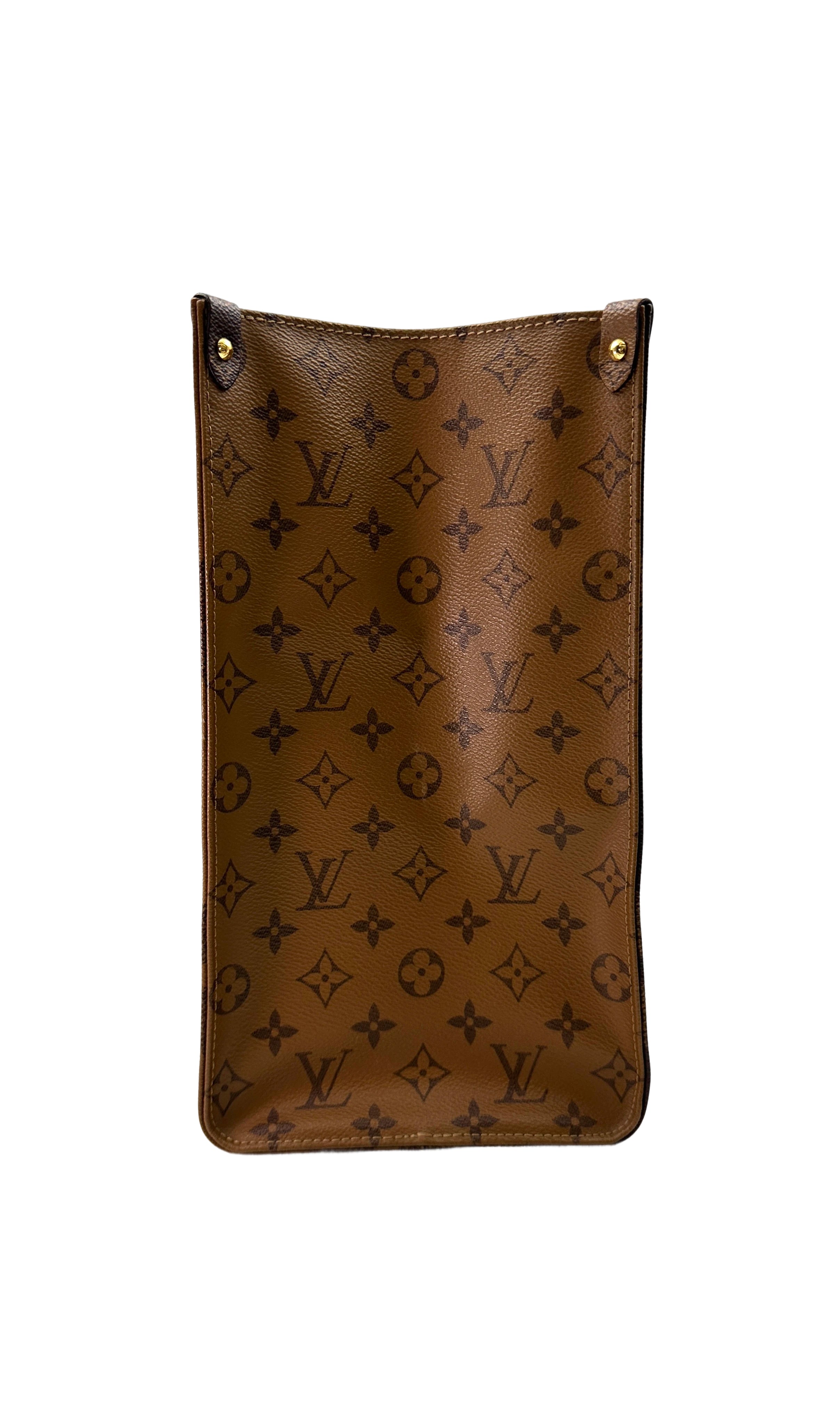 Louis Vuitton OnTheGo GM Brown Monogram Canvas Tote Handle Bag LV2551