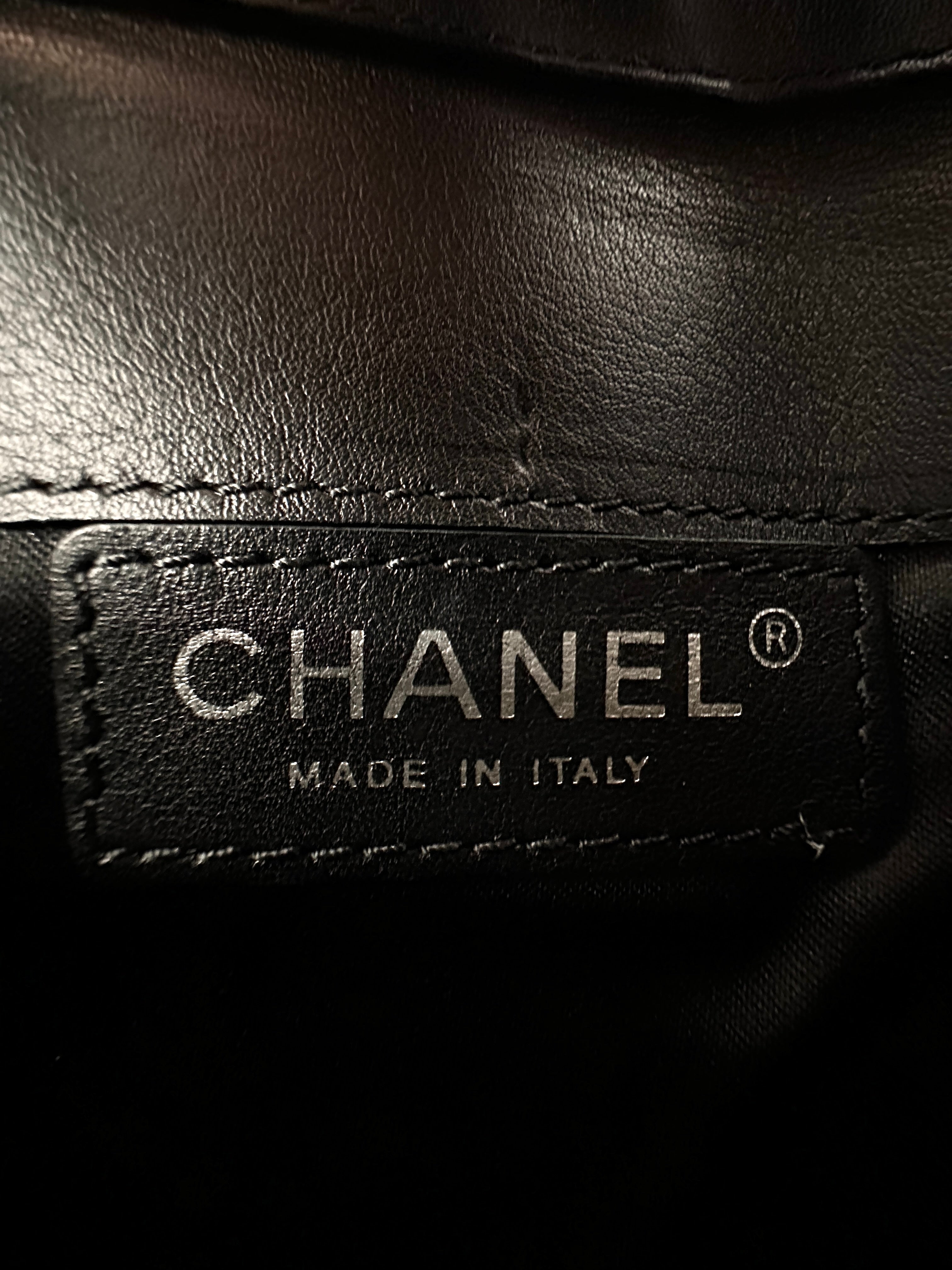 Chanel Brilliant Black Quilted Patent Leather Flap Bag(14***50) CC1856