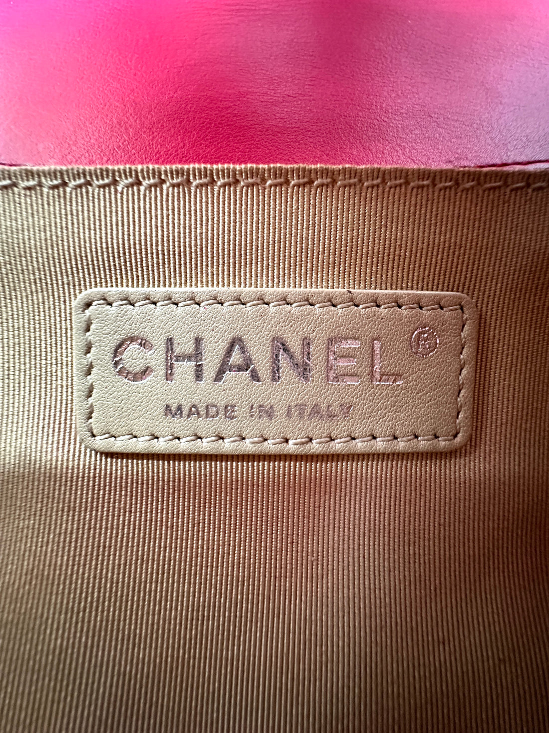 Chanel LeBoy Red Quilted Leather Flap Bag With Silver Buckle(19***99) CC1854