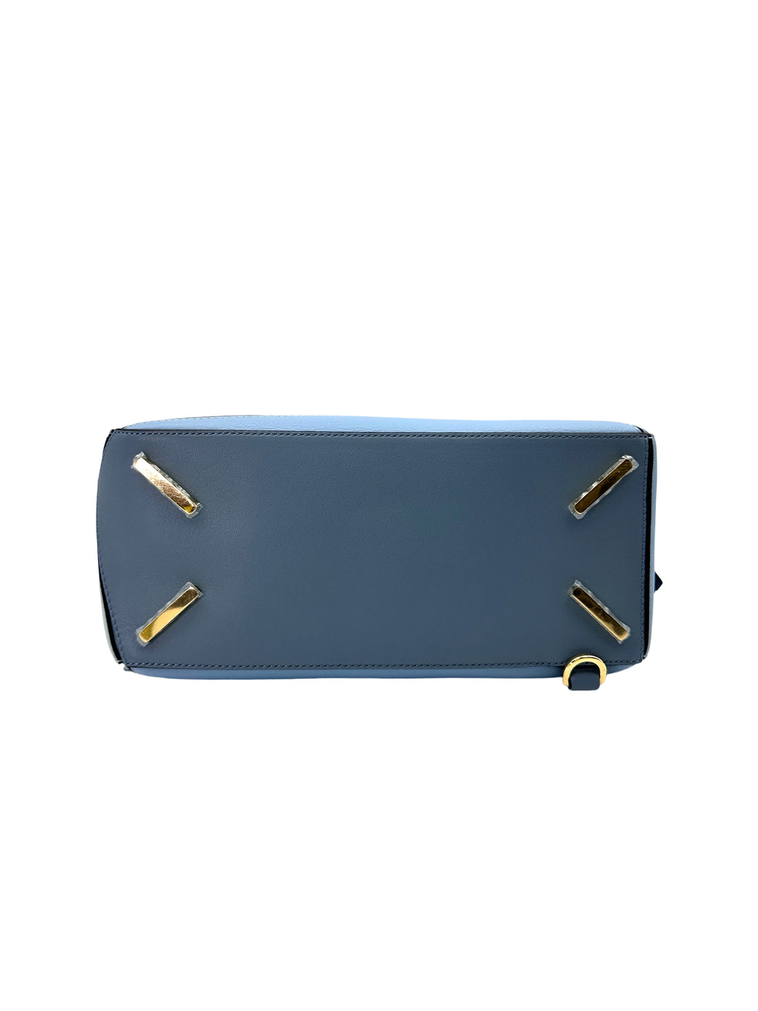 Loewe Puzzle Blue Leather Medium Size Shoulder Bag LW86-1