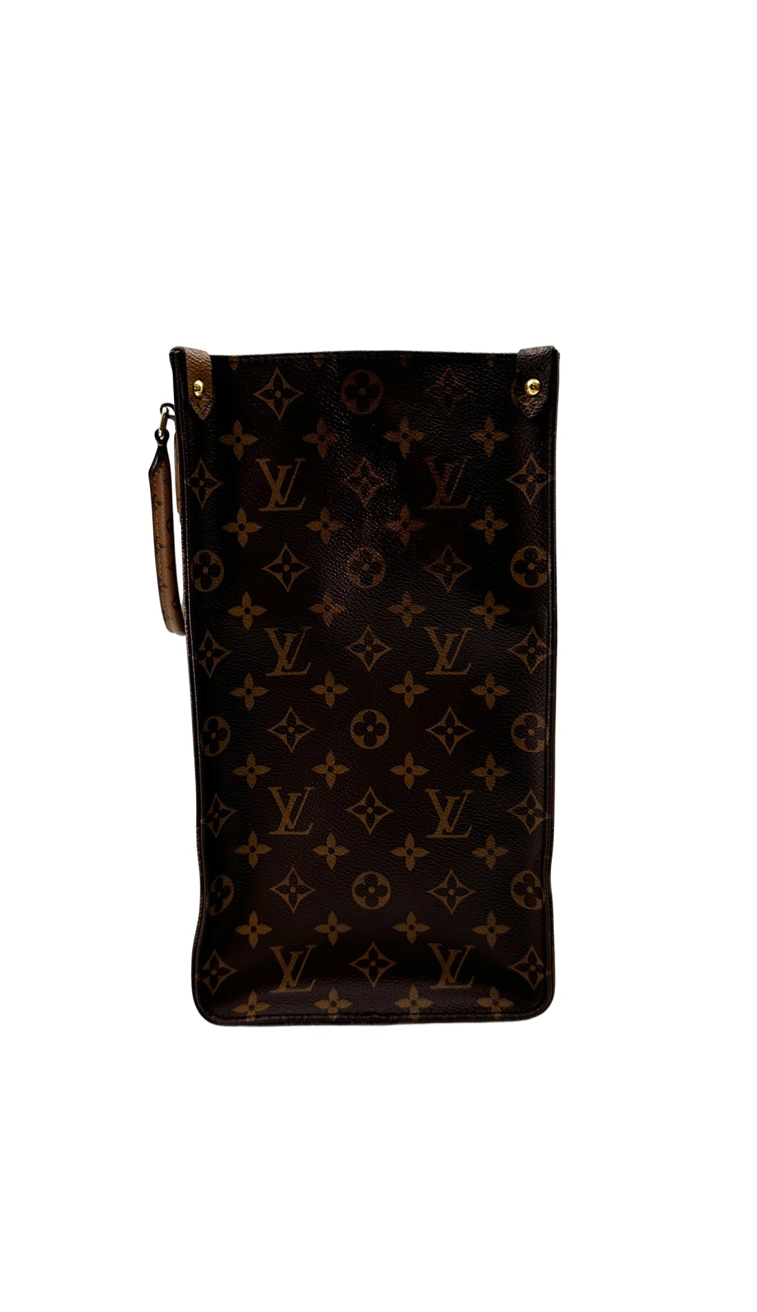 Louis Vuitton OnTheGo GM Brown Monogram Canvas Tote Handle Bag LV2550