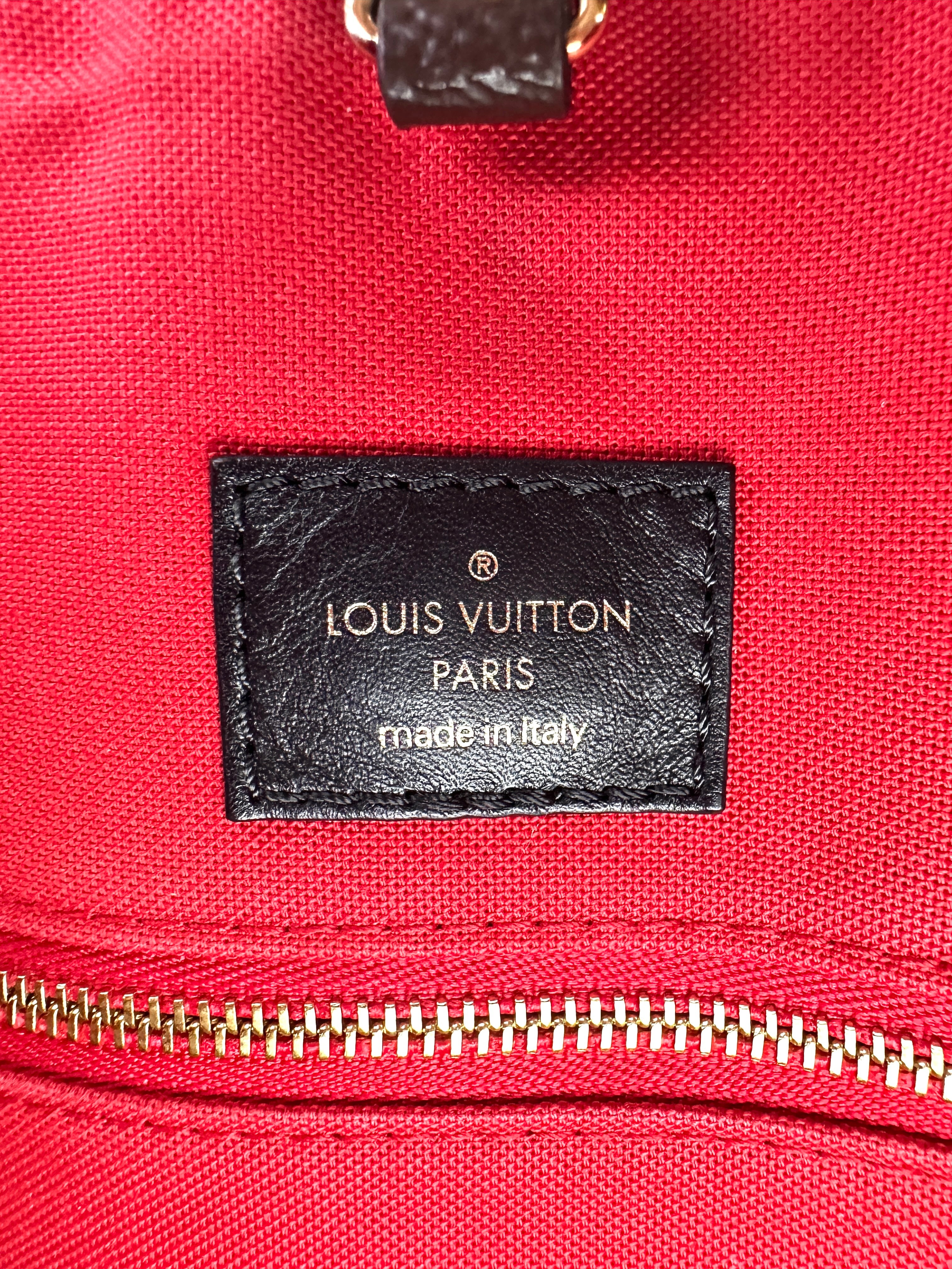 Louis Vuitton OnTheGo GM Brown Monogram Canvas Tote Handle Bag LV2550