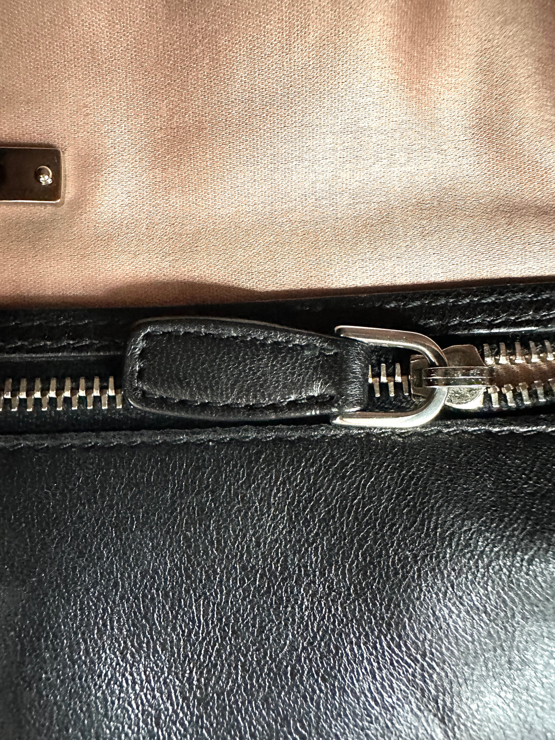Miu Miu Black Nappa Leather Crystal Cloquet Shoulder Bag MM33