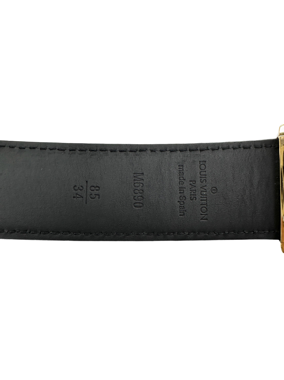 Louis Vuitton Black Multicolor Monogram Canvas Belt LV2547