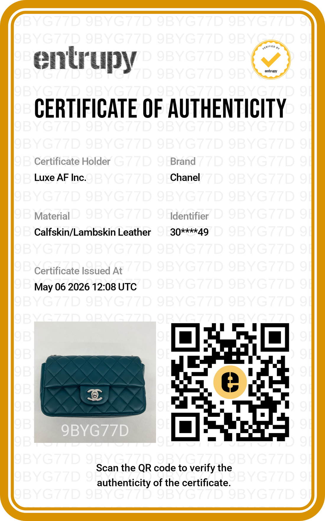 Chanel Classic Flap Turquoise Quilted Leather Shoulder Bag With Silver Buckle(30***49) CC1862